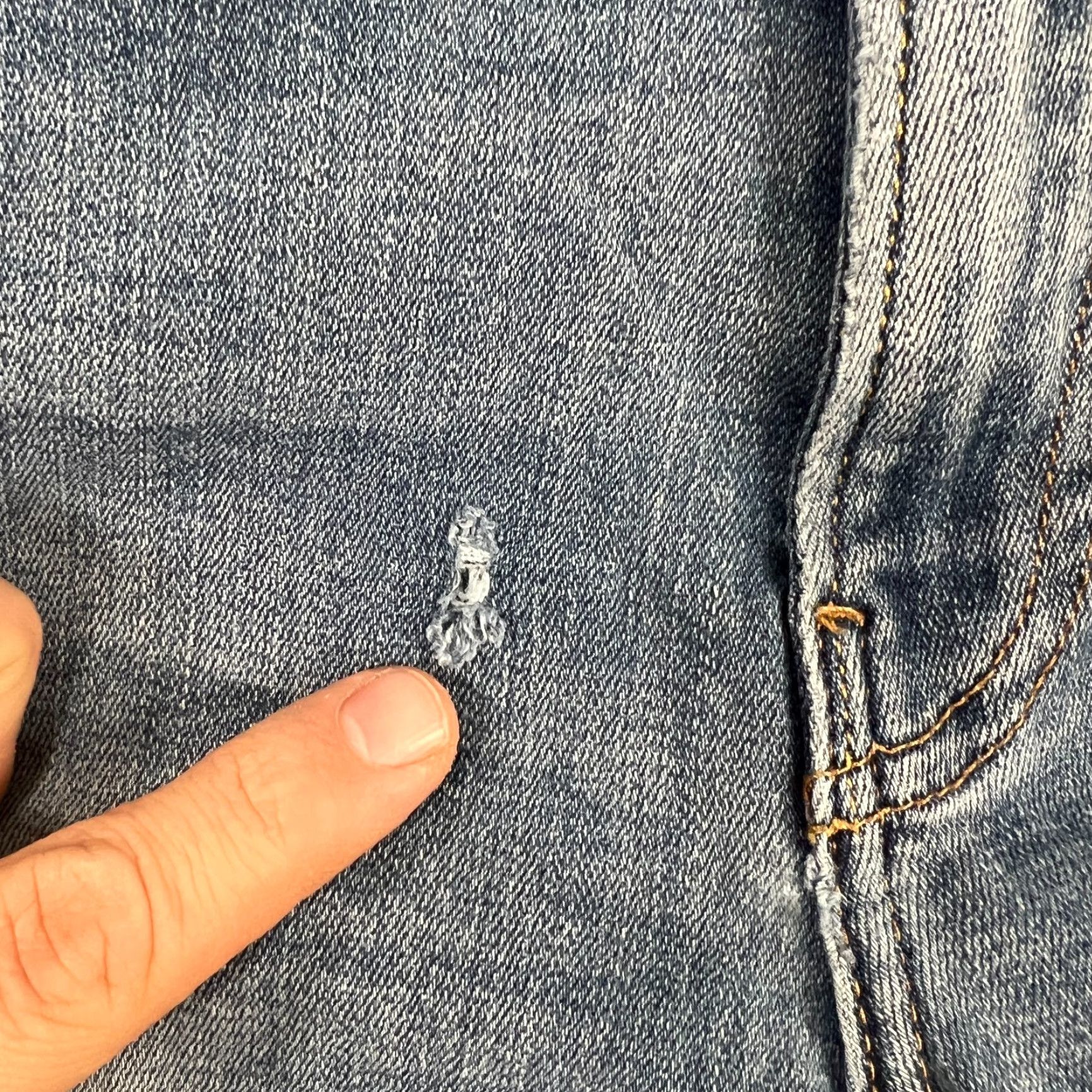 Lucky Brand Lucky Brand 363 Jeans Men 29x30 Mid Rise Blue Denim Straight 5-Pocket Vintage No Pattern Solid Jeans N/A Size US 31 - 6 Thumbnail