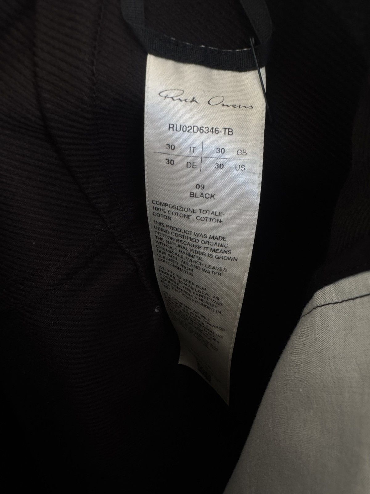 Rick Owens Rick Ownes FW '24 Black Porterville Pants Size US 30 / EU 46 - 6 Thumbnail
