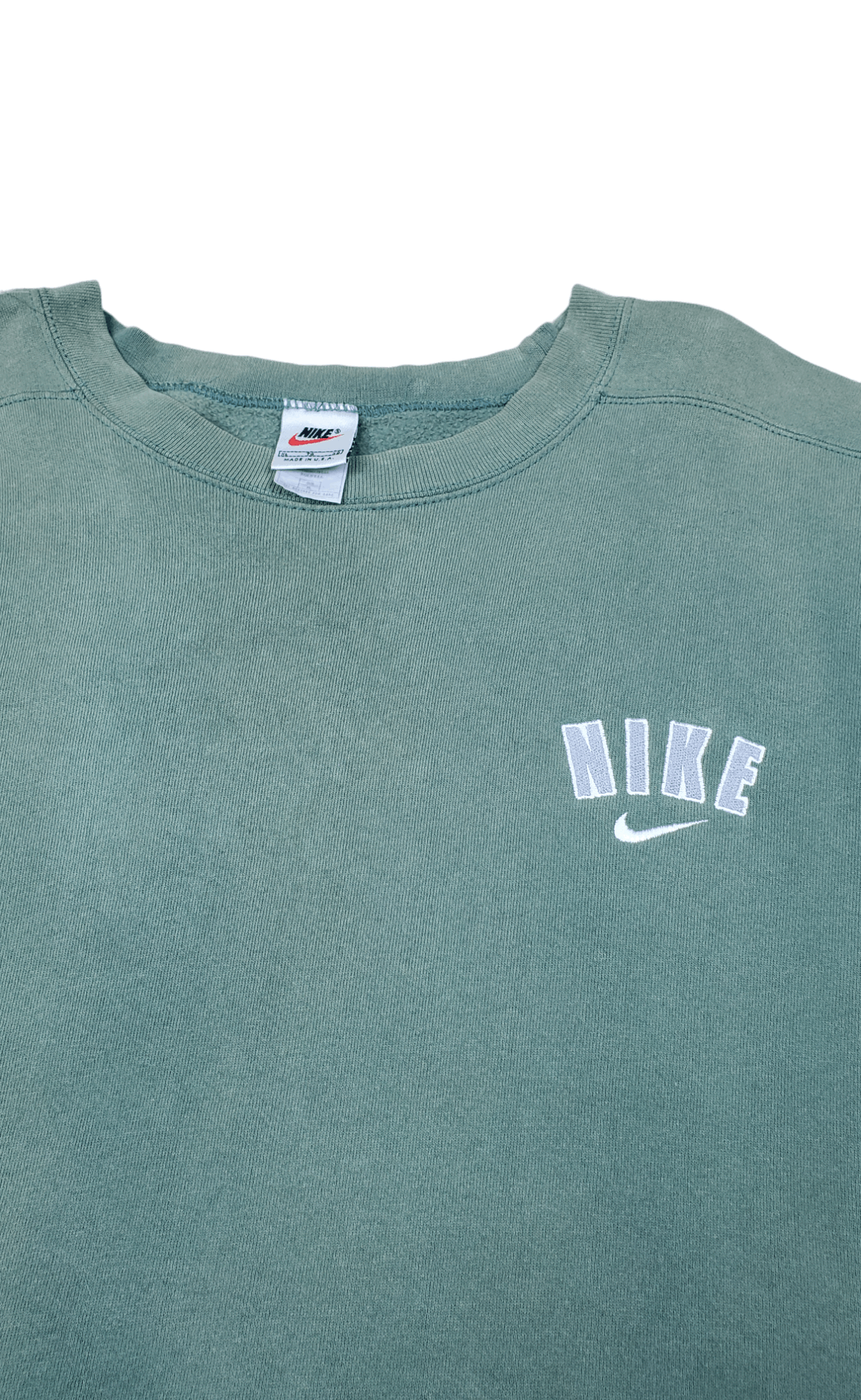 Nike × Vintage 🔥RARE🔥 Vintage 90s Nike Spellout Sunfade Size US XL / EU 56 / 4 - 4 Thumbnail