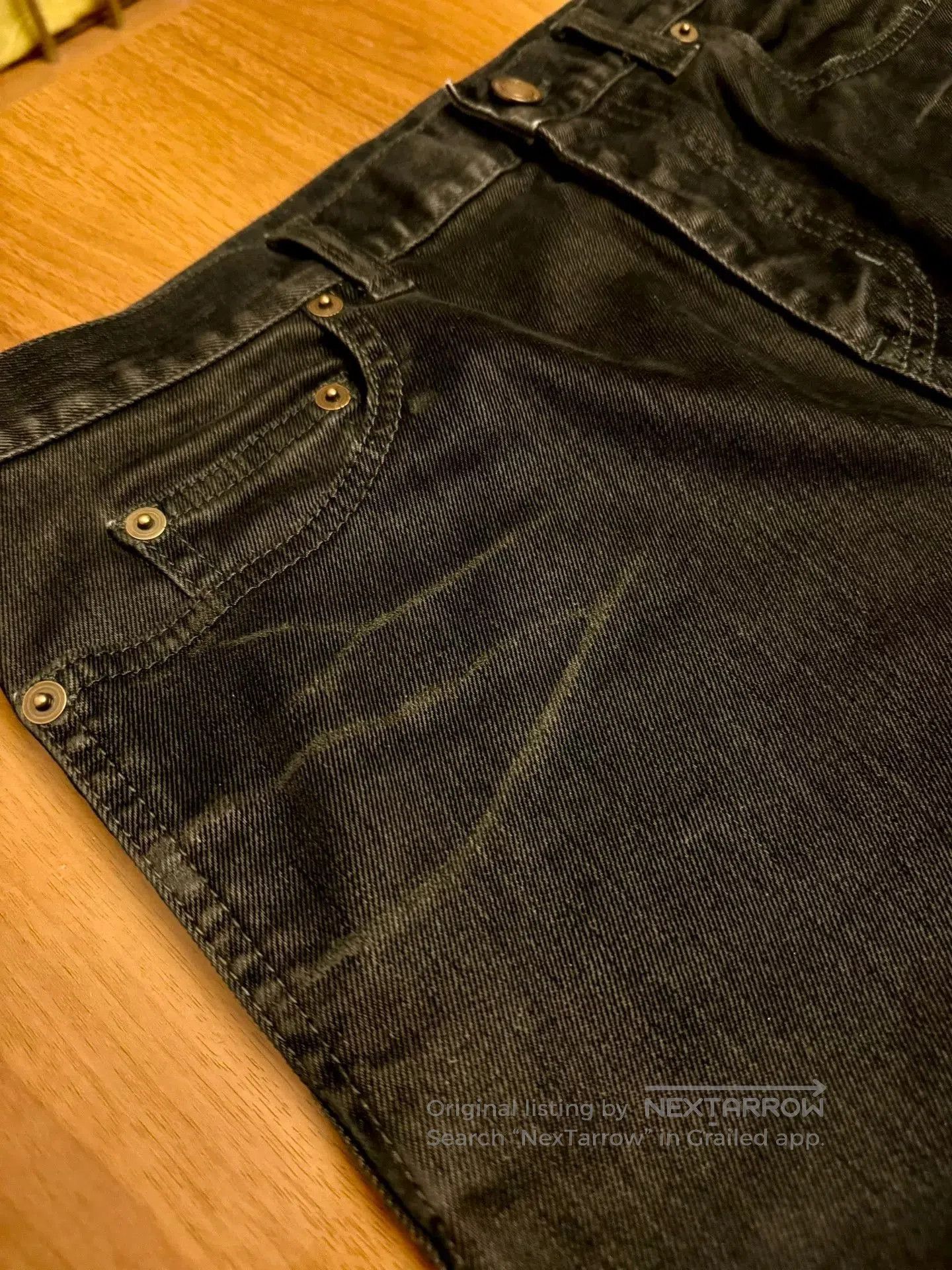 Saint Laurent Paris saint laurent black straight. Size US 29 - 4 Thumbnail