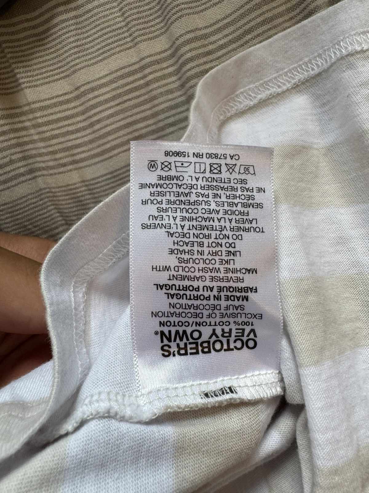 October's Very Own OVO Stripe Tee Size US XXL / EU 58 / 5 - 5 Thumbnail
