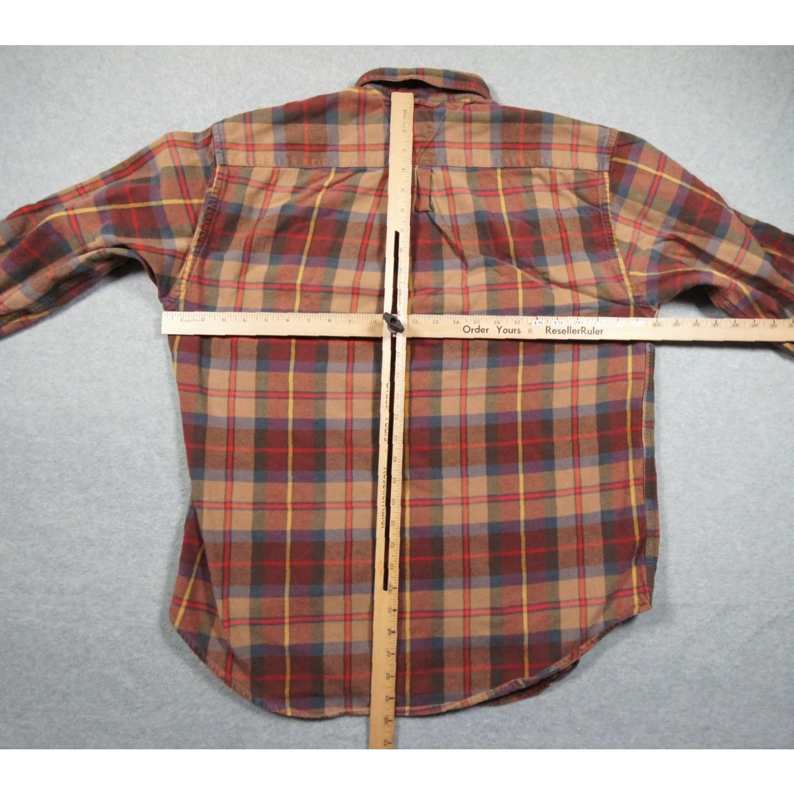 Tommy Hilfiger VINTAGE Tommy Hilfiger Button-Up Shirt Mens Medium Brown Long Sleeve Crest Logo 90s Size US M / EU 48-50 / 2 - 7 Thumbnail