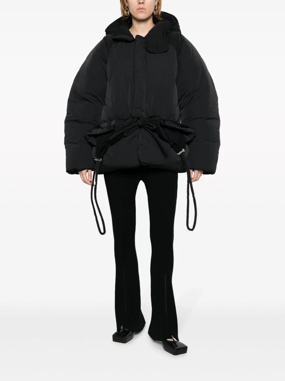 Jacquemus o1mle0824 La Doudoune Capullo Puffer Jacket in Black Size XS / US 0-2 / IT 36-38 - 3 Thumbnail