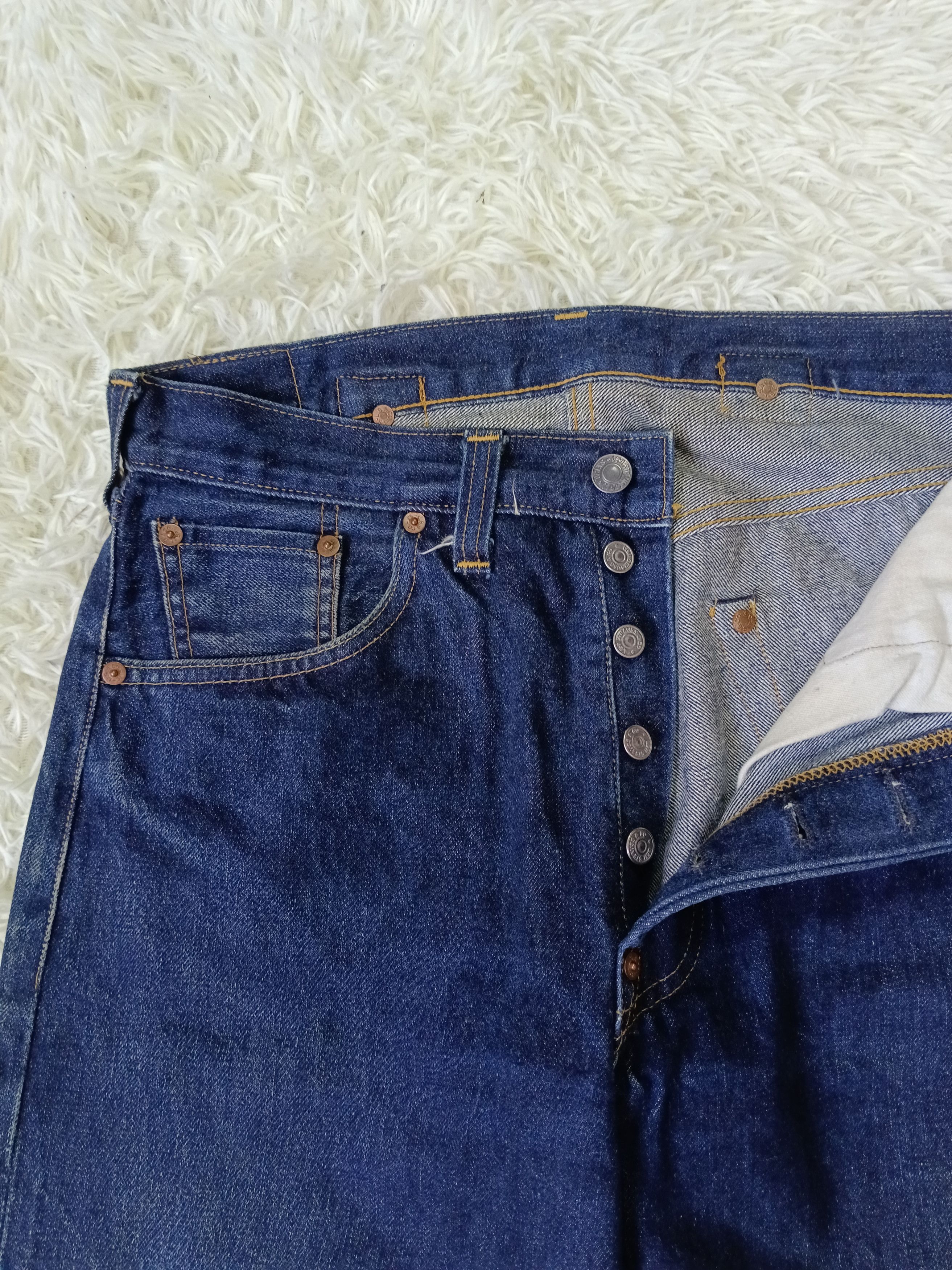 LVC × Levi's Vintage Clothing VINTAGE 90s LEVIS BIG E 201XX REPRODUCTION 1937 Size US 31 - 10 Thumbnail