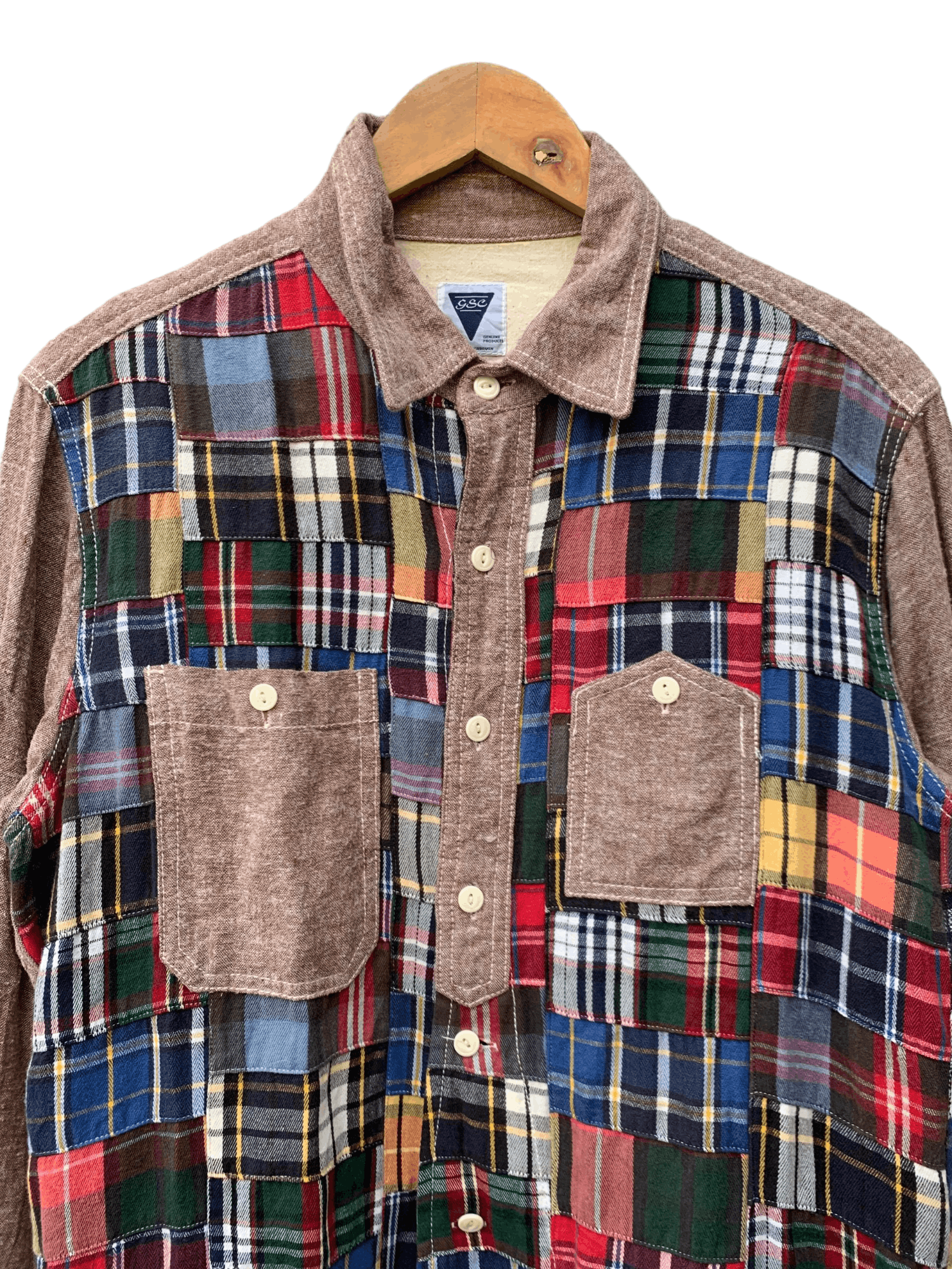 FDMTL 🇯🇵 GSC Go Slow Caravan Patchwork Button Shirt Size US M / EU 48-50 / 2 - 4 Thumbnail