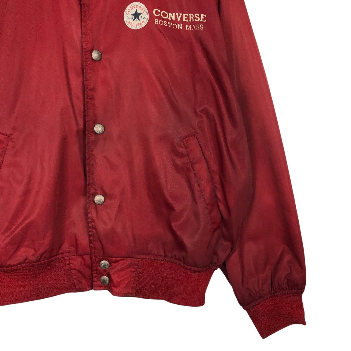 Japanese Brand 📌Vintage Bomber Jacket Converse All Star Boston Mass Usa Size US M / EU 48-50 / 2 - 7 Thumbnail
