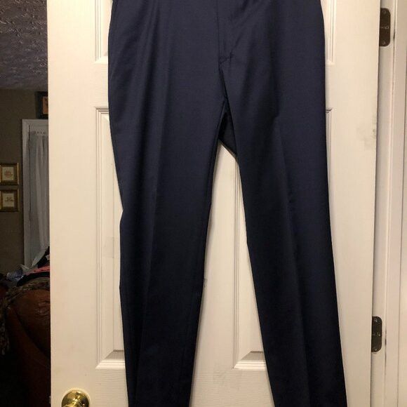 Tommy Hilfiger $150.00 tommy hilfiger men's new navy dress pants 36/32 Size 36R - 1 Thumbnail