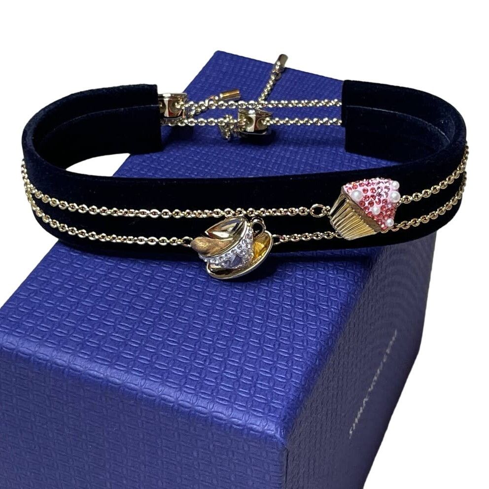 Swarovski Swarovski Nicest Cupcake and Tea Cup Set Bracelets Size ONE SIZE - 1 Thumbnail