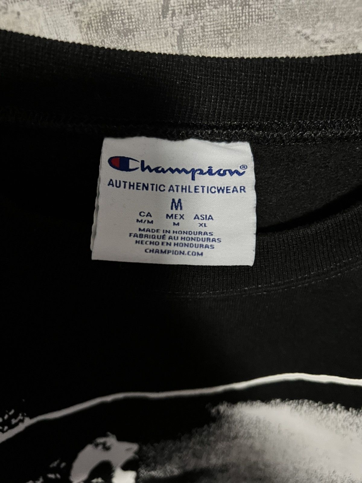 G59 Records CULT GLORIA - VALENTINE CHAMPION CREWNECK (BLACK) MEDIUM Size US M / EU 48-50 / 2 - 2 Thumbnail