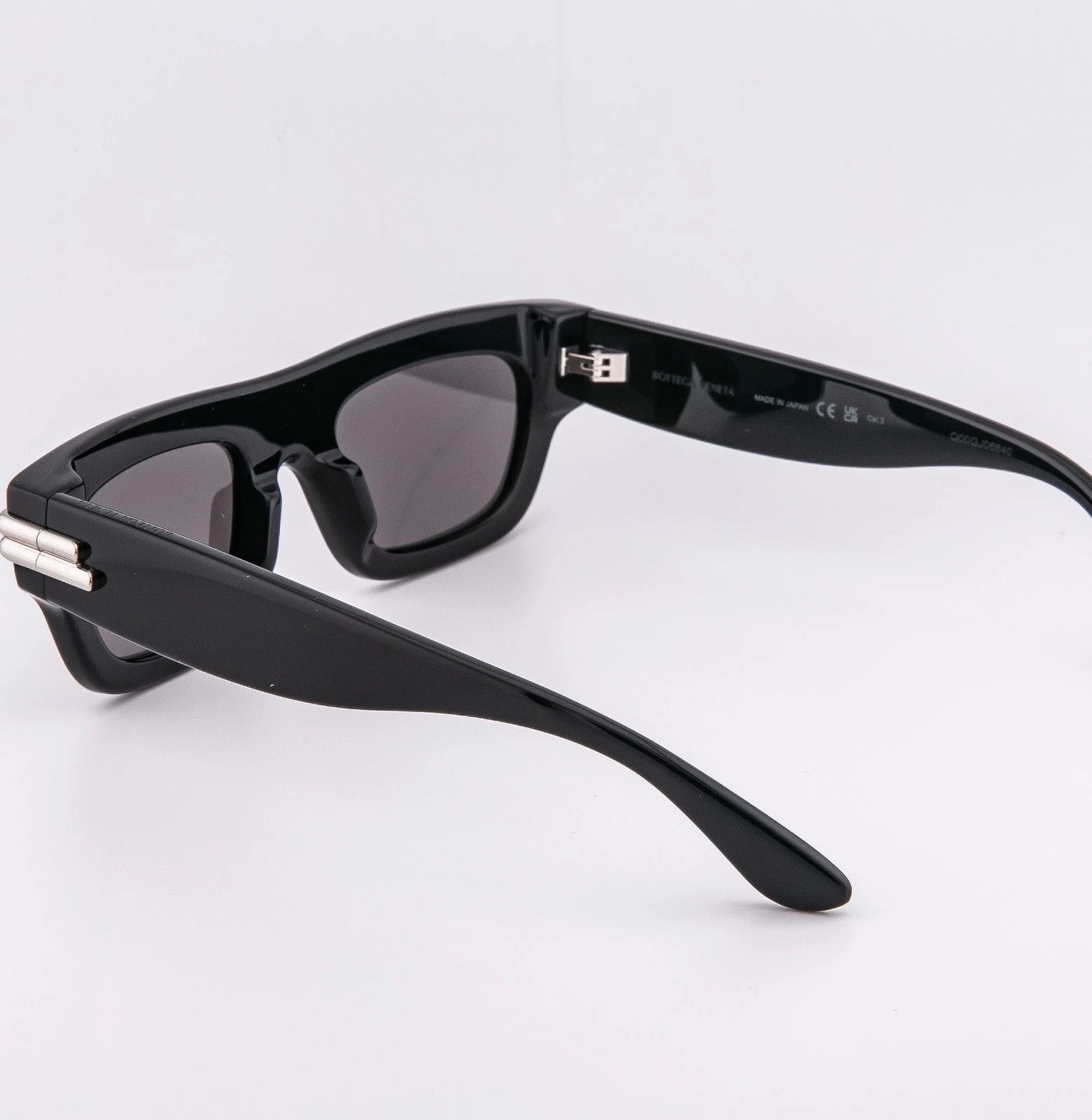 Bottega Veneta BOTTEGA VENETA 1321 MITRE BV1321S Black Sunglasses 001 Size ONE SIZE - 2 Thumbnail