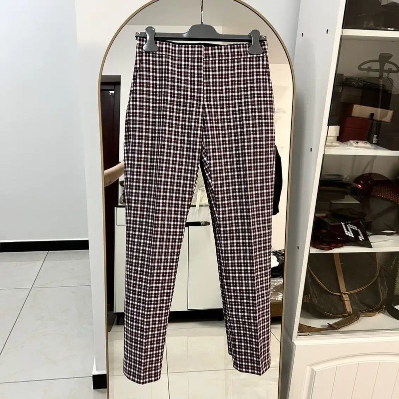 Burberry Winter Checkered Cotton Pants