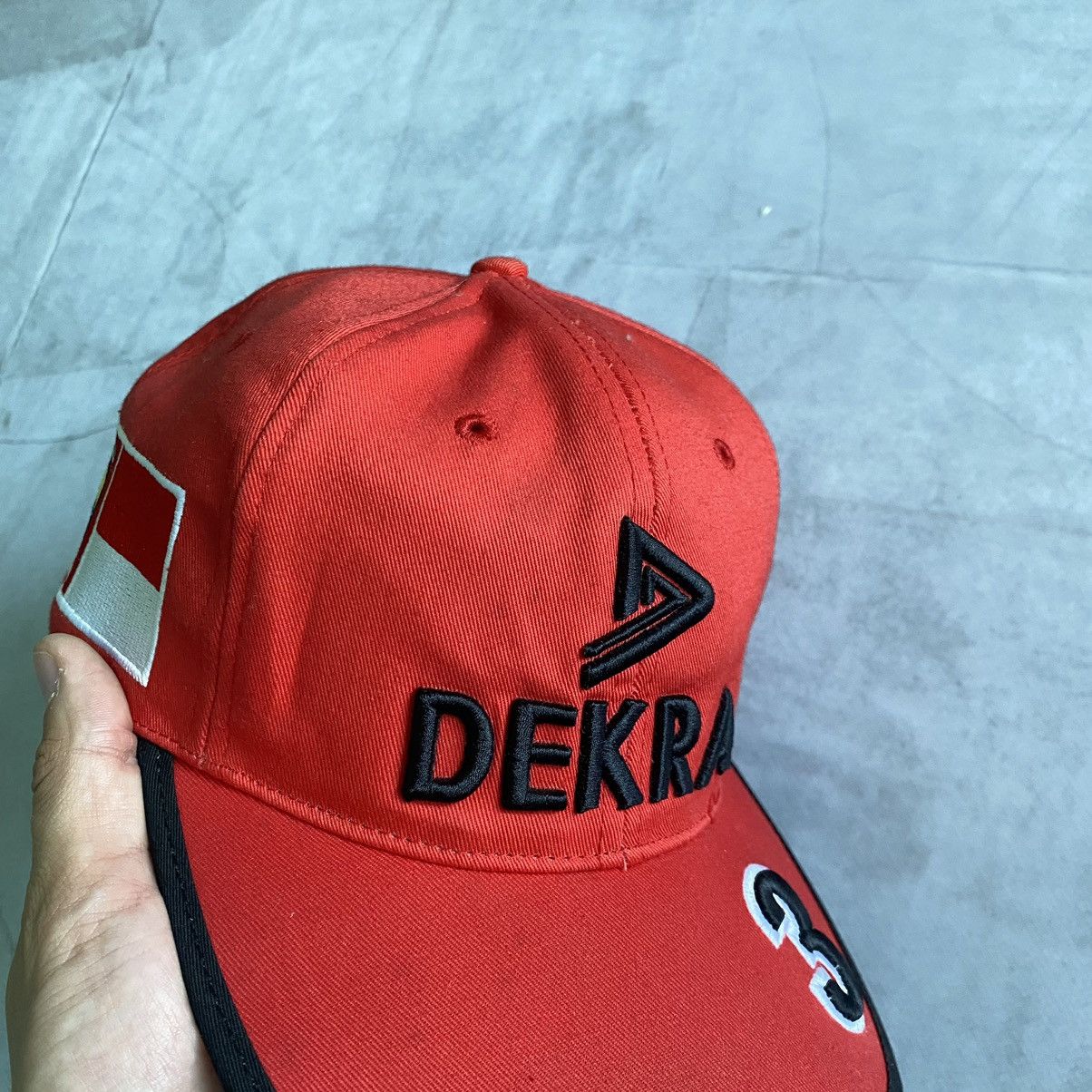Vintage Rare Vintage DEKRA Michael Schumacher 1998 Ferrari F1 Cap Size ONE SIZE - 5 Thumbnail