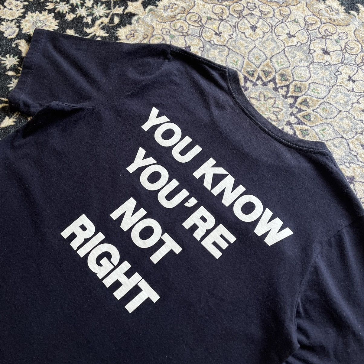 Number (N)ine AW09 Number (N)ine Japan “STUPID-You Know You’re Not Right” Size US L / EU 52-54 / 3 - 5 Thumbnail