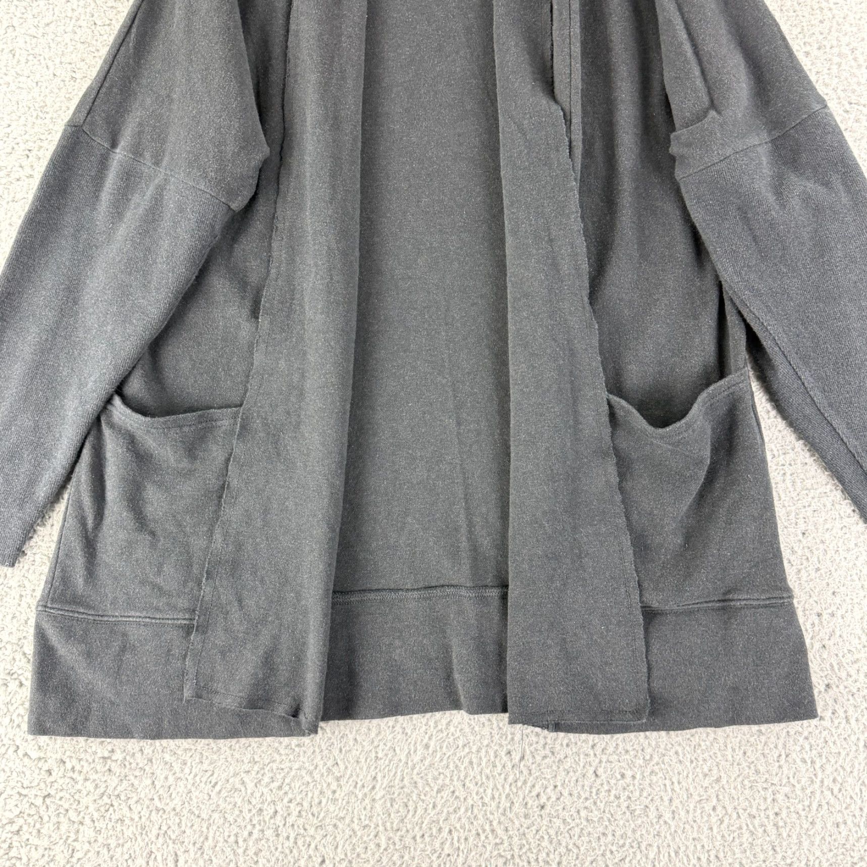 Vintage Pact Cardigan Sweater Womens M Gray 100% Cotton Long Sleeve Vintage? (No) -> Pact Cardigan Sweater Womens M Gray 100% Cotton Long Sleeve Size M / US 6-8 / IT 42-44 - 4 Thumbnail