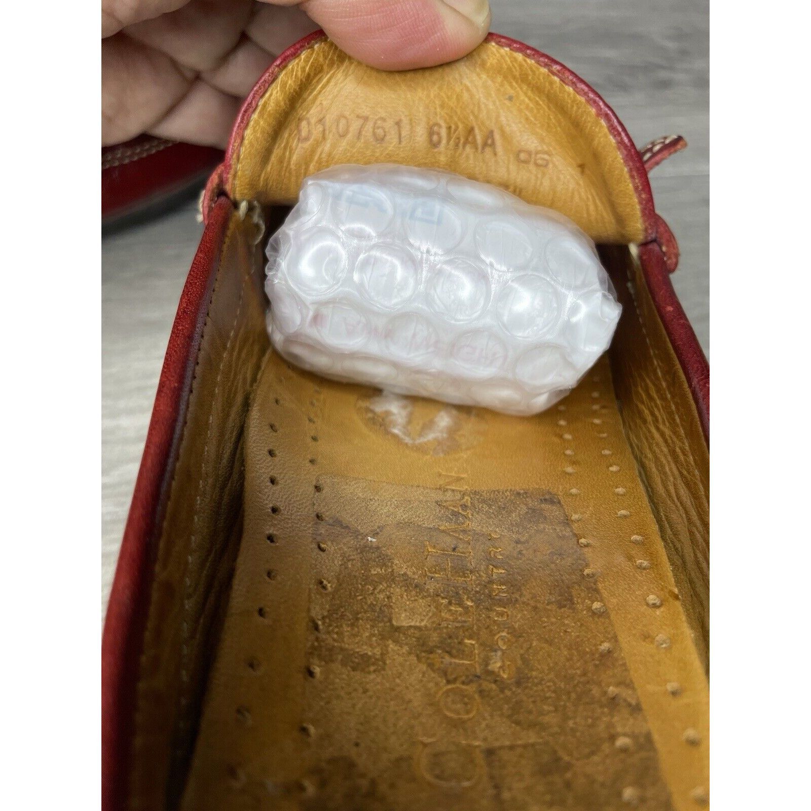 Cole Haan Cole Haan Country Red Leather Strap Mules Shoes Women Sz 6.5 Size US 6.5 / IT 36.5 - 12 Thumbnail