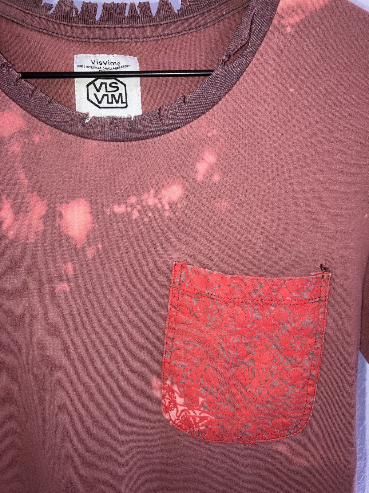 Visvim B-Savage omega bull pocket T shirt