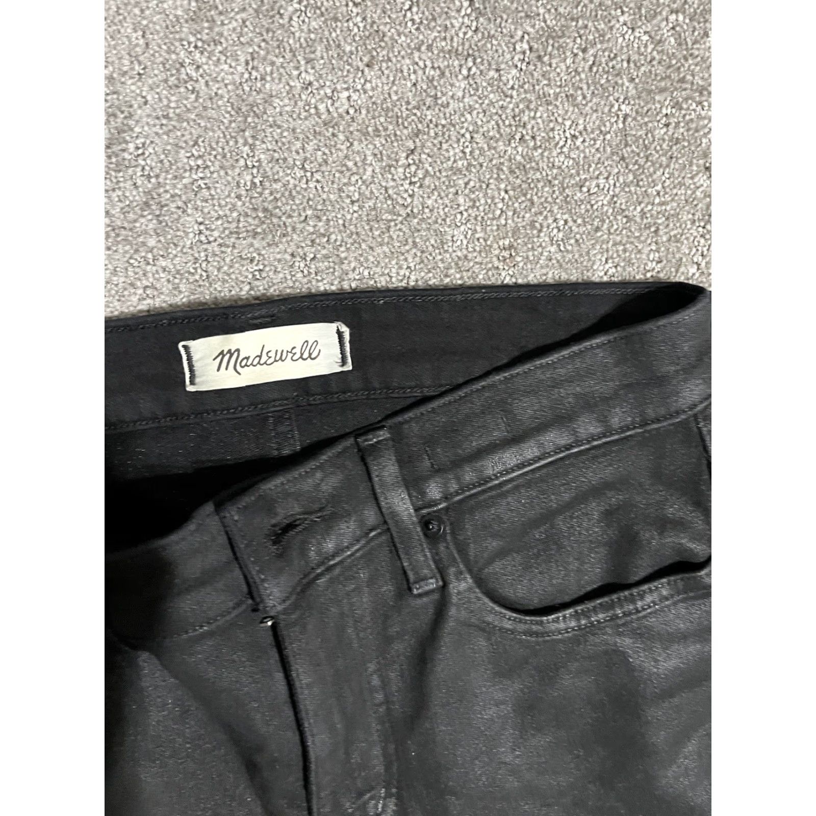 Madewell Madewell Jeans Women's Size 25 Black Mid-Rise Bootcut Style Cotton Stretch Womens Size 42" / US 20 - 3 Thumbnail