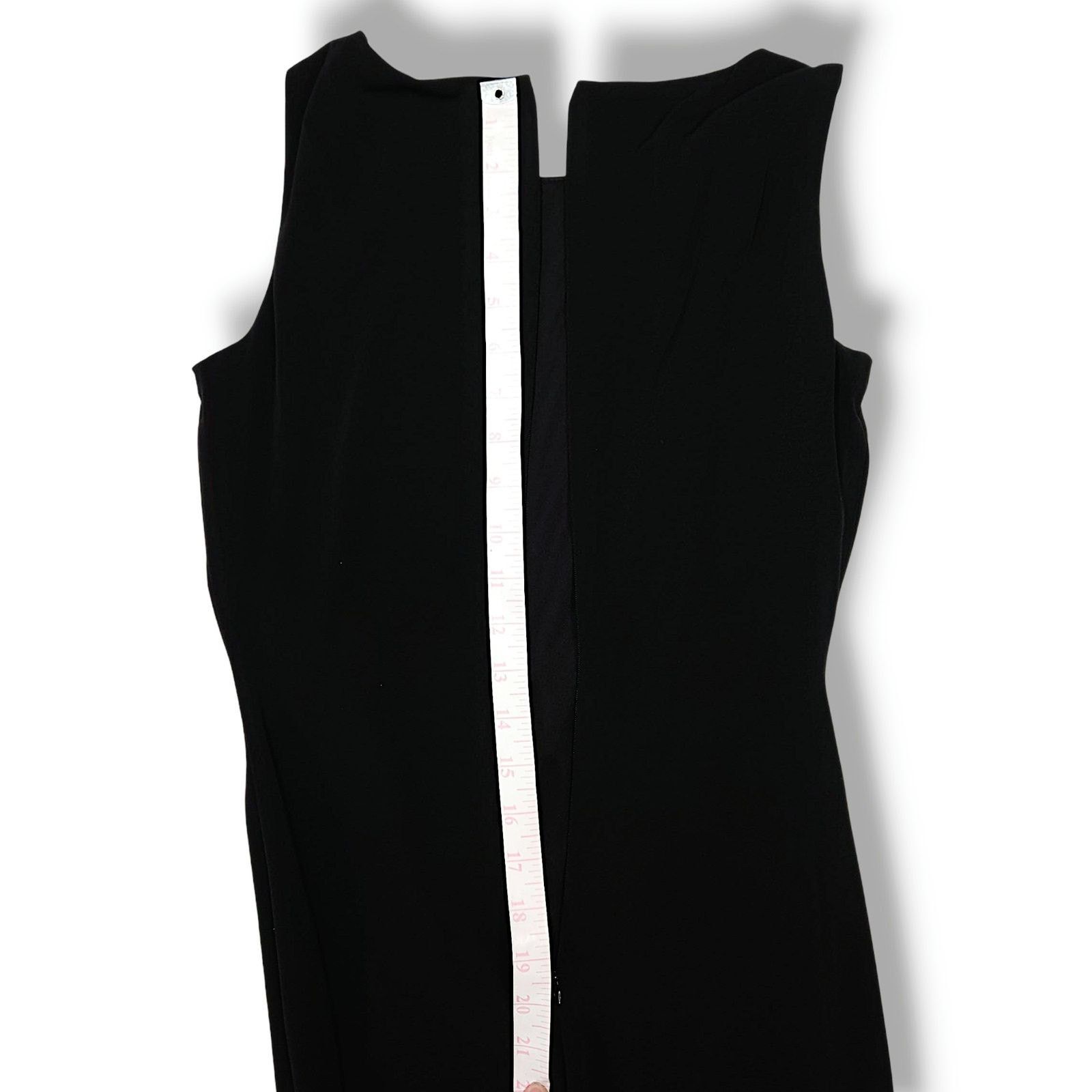 Calvin Klein Calvin Klein Black Sleeveless Dress 2 Embellished Size XS / US 0-2 / IT 36-38 - 8 Thumbnail