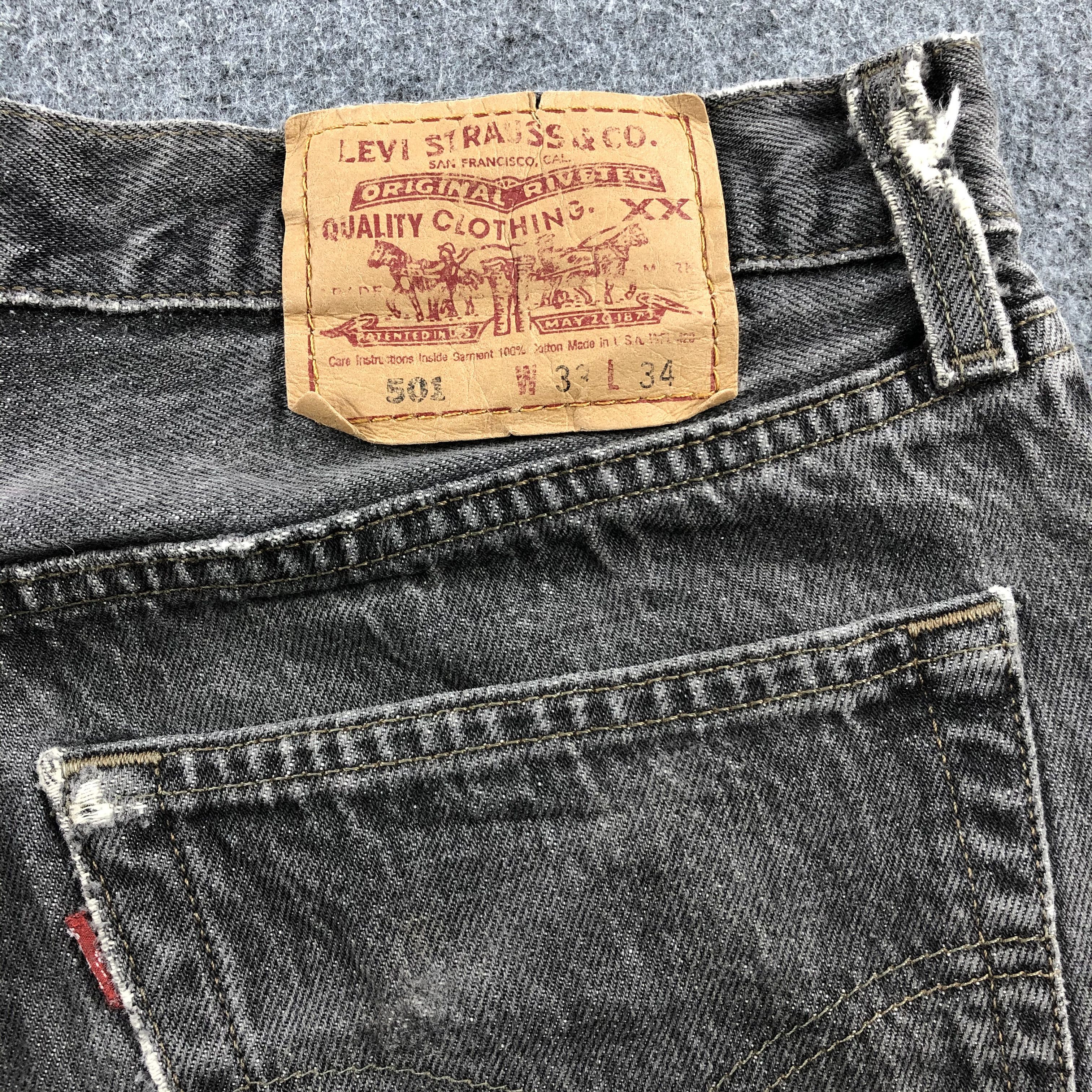 Levi's 90s Vintage Levis 501 Earth Tone Jeans-JM1109 Size US 33 - 6 Thumbnail