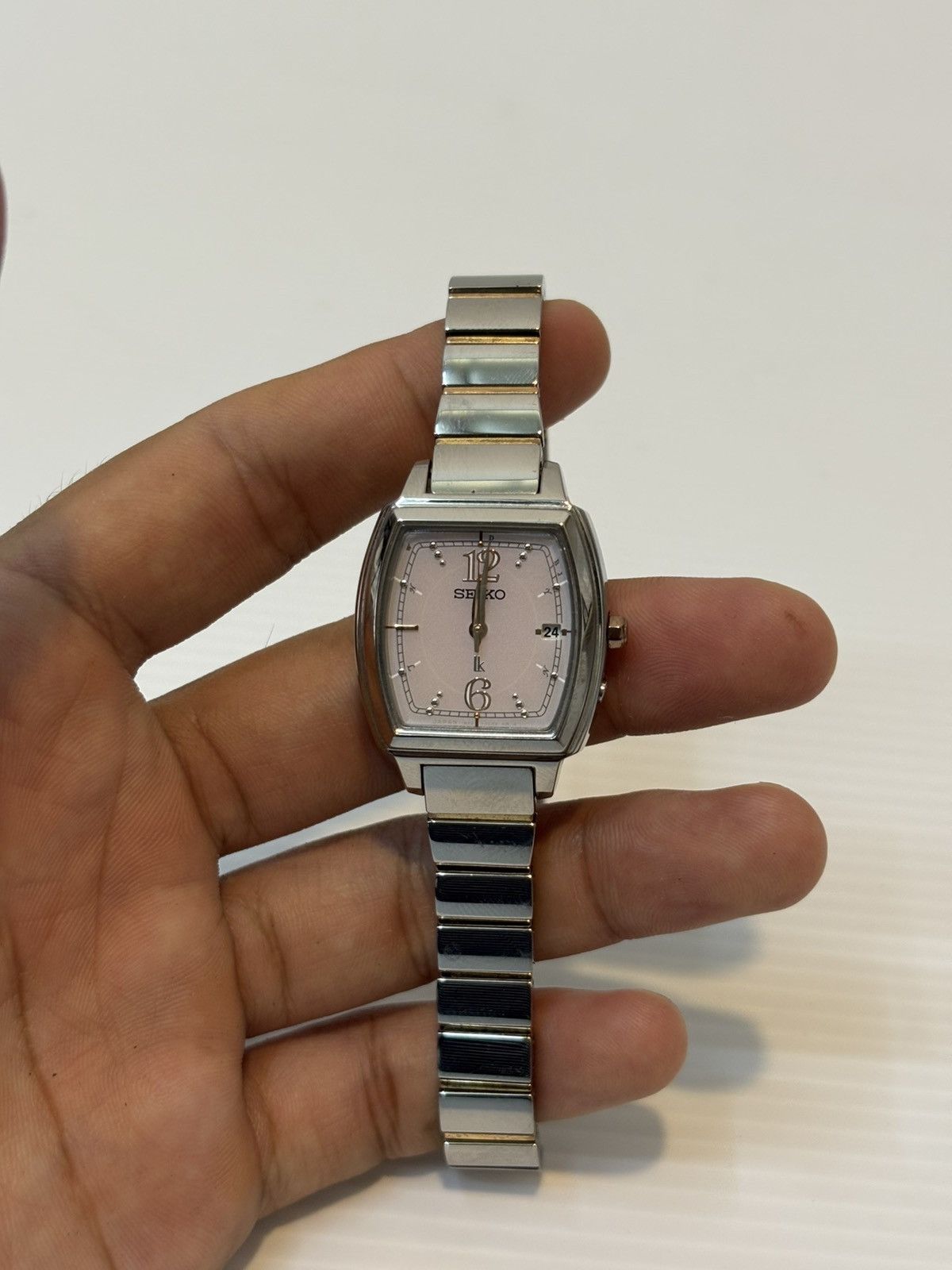 Seiko Jdm Seiko Lukia Radio Wave Solar 411493 Two Tone Watch Size ONE SIZE - 4 Thumbnail