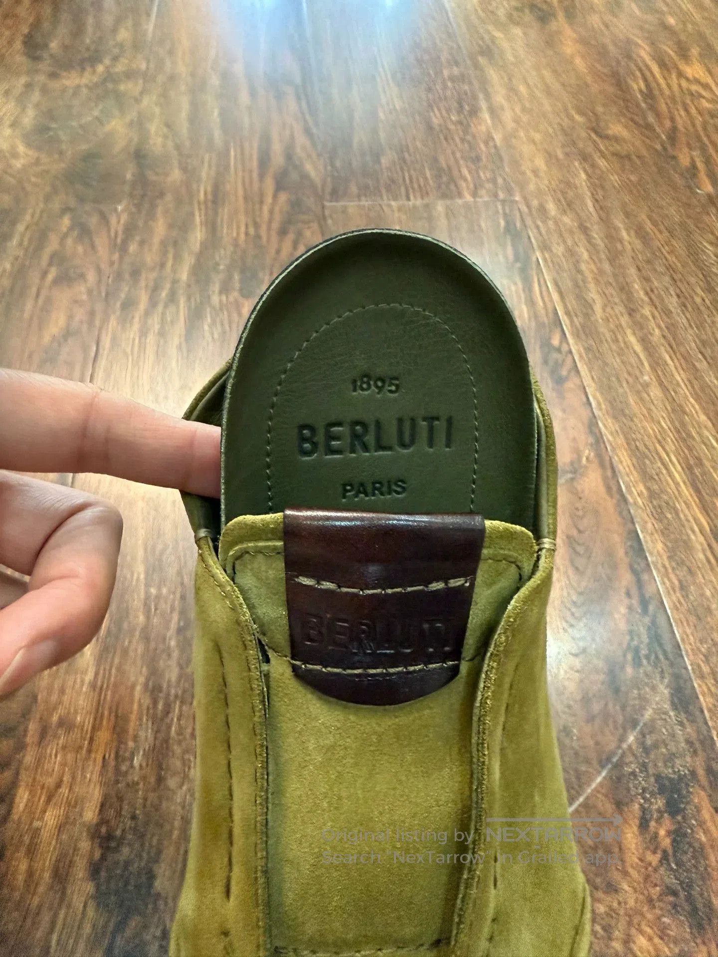 Berluti Green Slip-On Shoes Size 7.5. Size US 7.5 / EU 40-41 - 7 Thumbnail