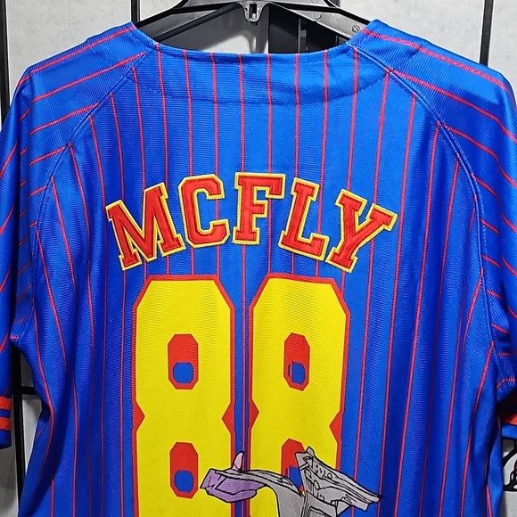 Other Back to the Future Marty McFly Baseball Jersey Large Size US L / EU 52-54 / 3 - 11 Thumbnail