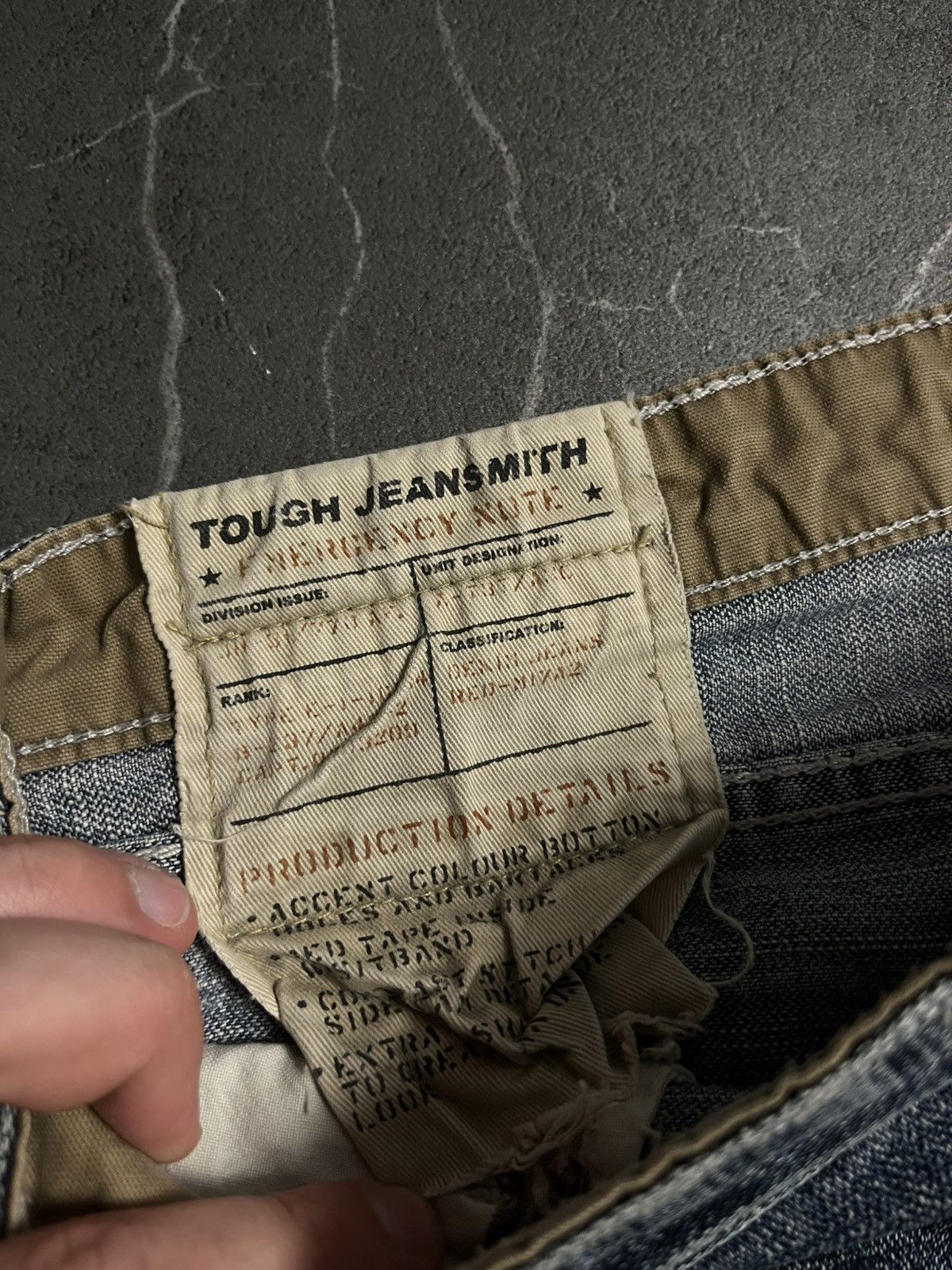 Kapital Tough Jeansmith Japenese streetwear jeans vintage 2000’s Size US 31 - 10 Thumbnail