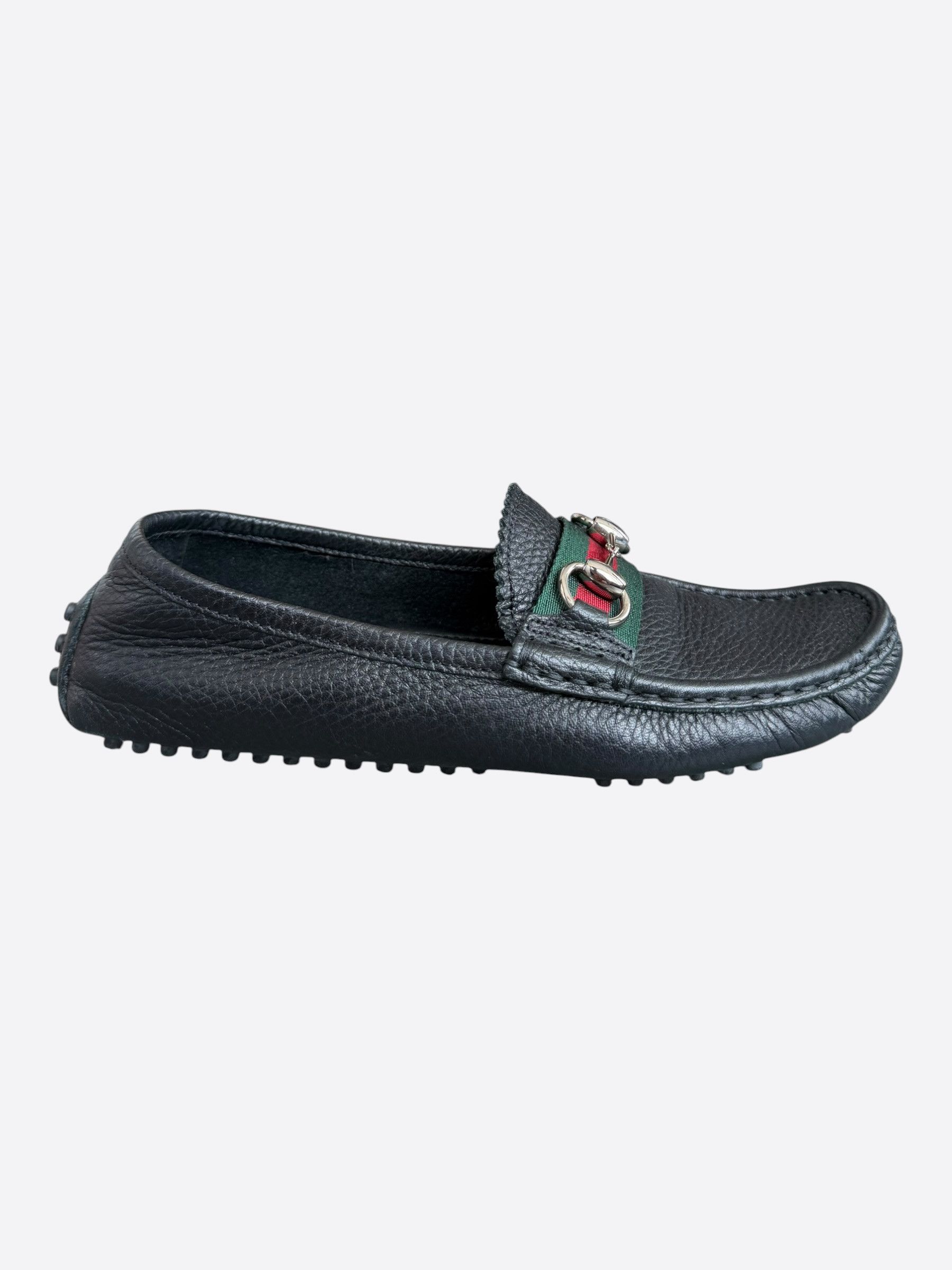 Gucci Gucci Black Horsebit Women's Loafers Size US 6 / IT 36 - 1 Thumbnail