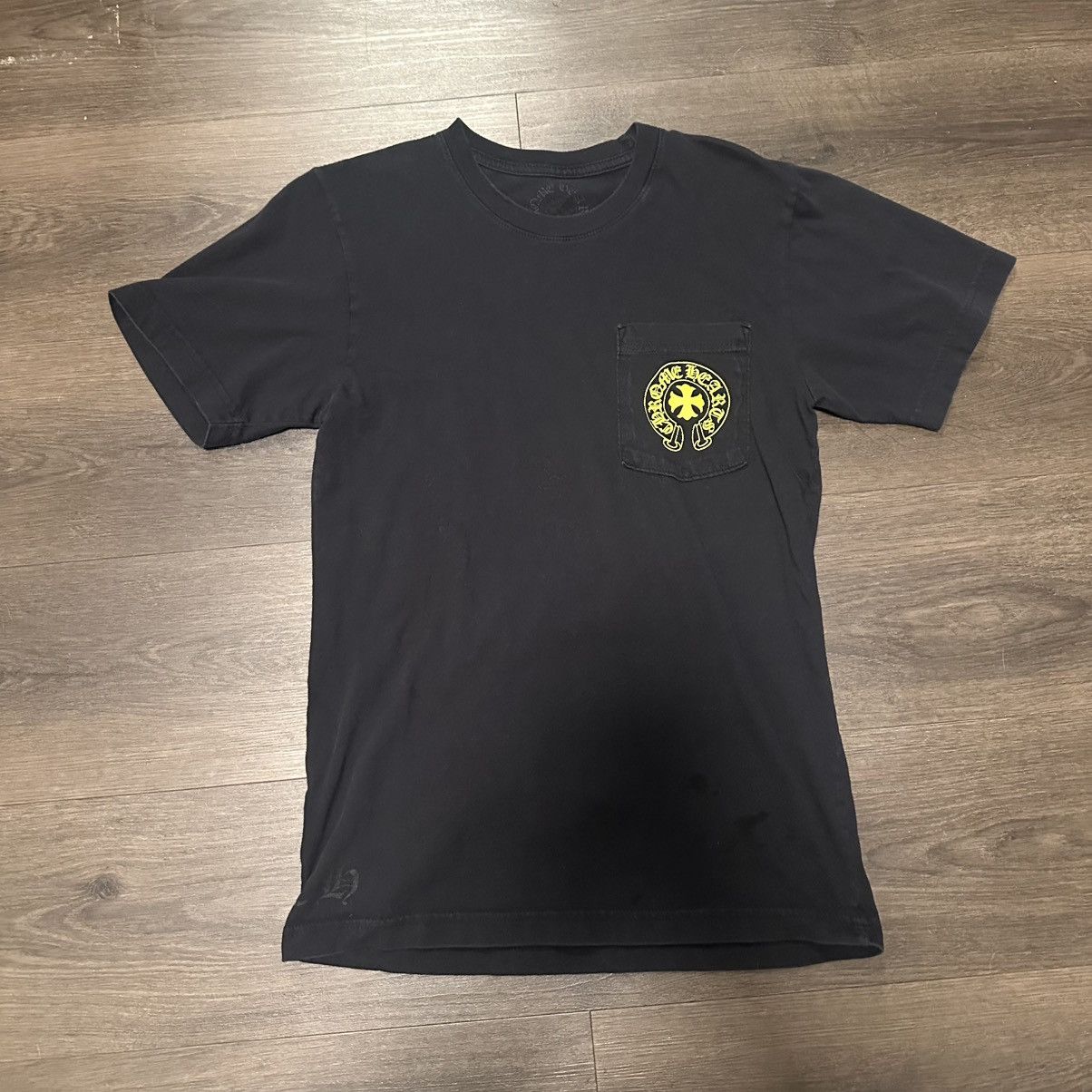 Chrome Hearts Chrome Hearts Black and Yellow T-Shirt Size US S / EU 44-46 / 1 - 1 Thumbnail