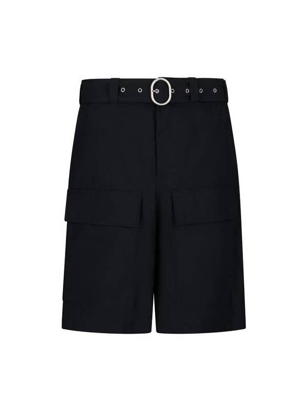 Jil Sander o1loc1c0426 Cotton Shorts in Black Size US 32 / EU 48 - 1 Thumbnail