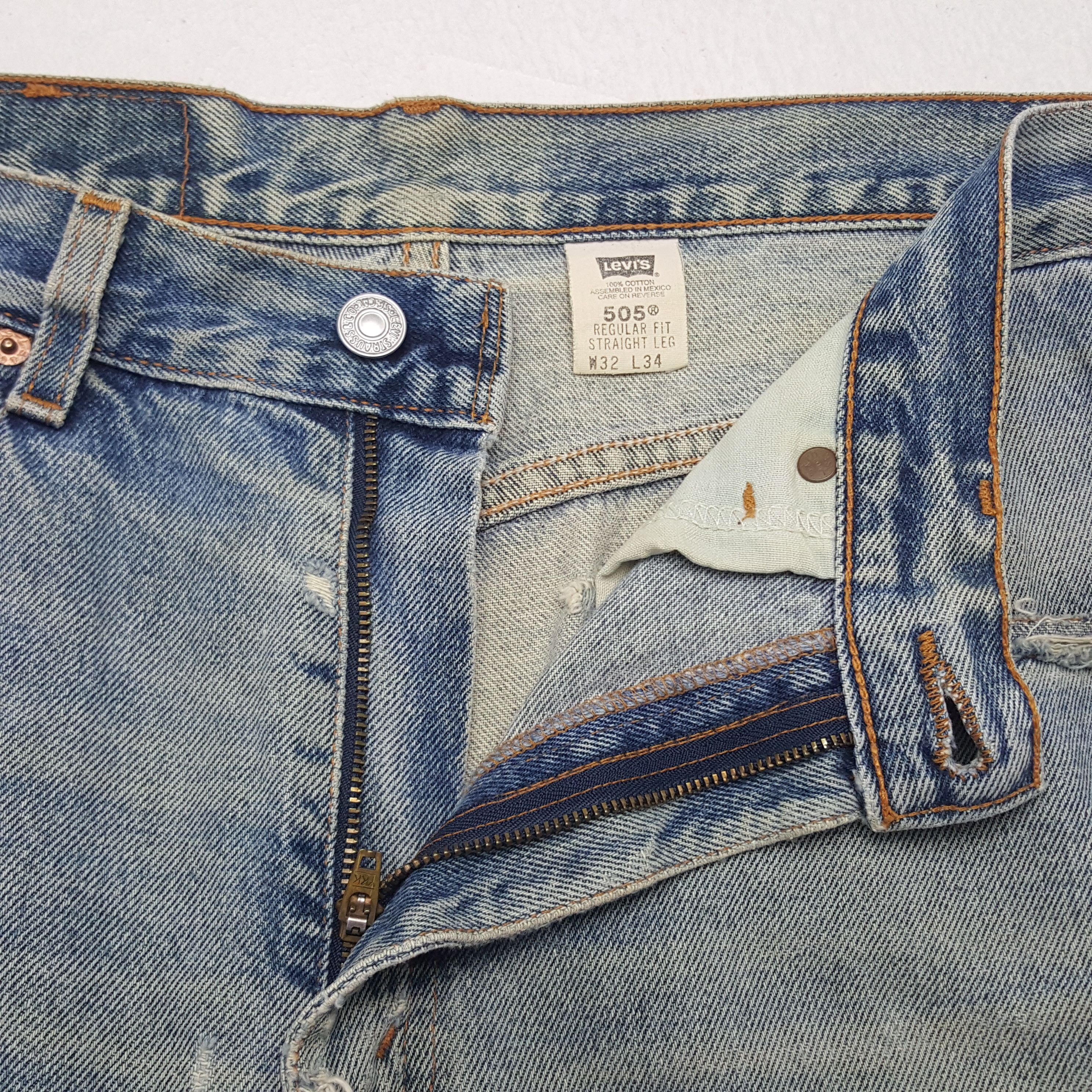 If Six Was Nine × Levi's × Vintage Vintage Levi's American Style Distressed Denim Jeans Size US 32 / EU 48 - 7 Thumbnail