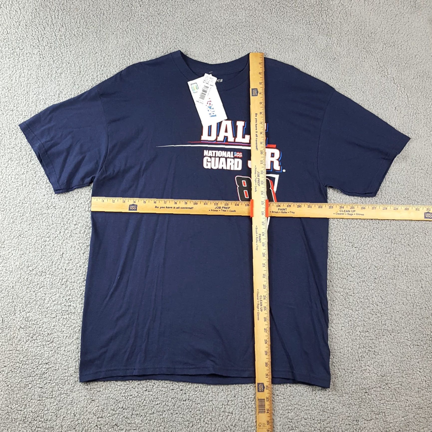 NASCAR VINTAGE NASCAR Dale Earnhardt National Guard Racing T-Shirt Men's XL Blue 90s Retro Cars Logo Embroidered NWT Size US XL / EU 56 / 4 - 4 Thumbnail