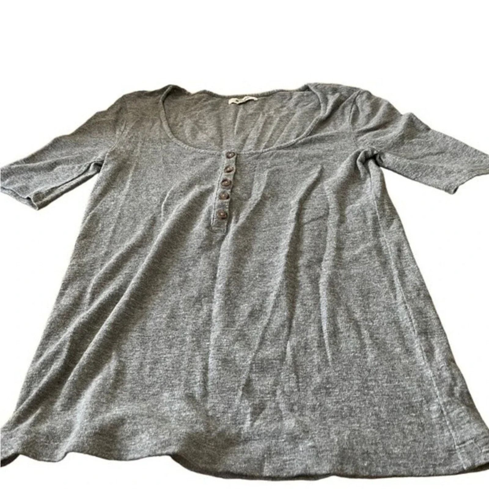Madewell Madewell Rehersal Henley Tee, size XS Size XS / US 0-2 / IT 36-38 - 1 Thumbnail