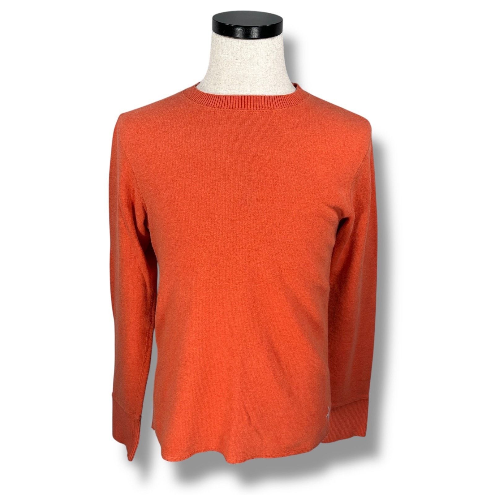Relwen Relwen Sweater Men Small Orange Cotton Lightweight Pullover Size US S / EU 44-46 / 1 - 1 Thumbnail