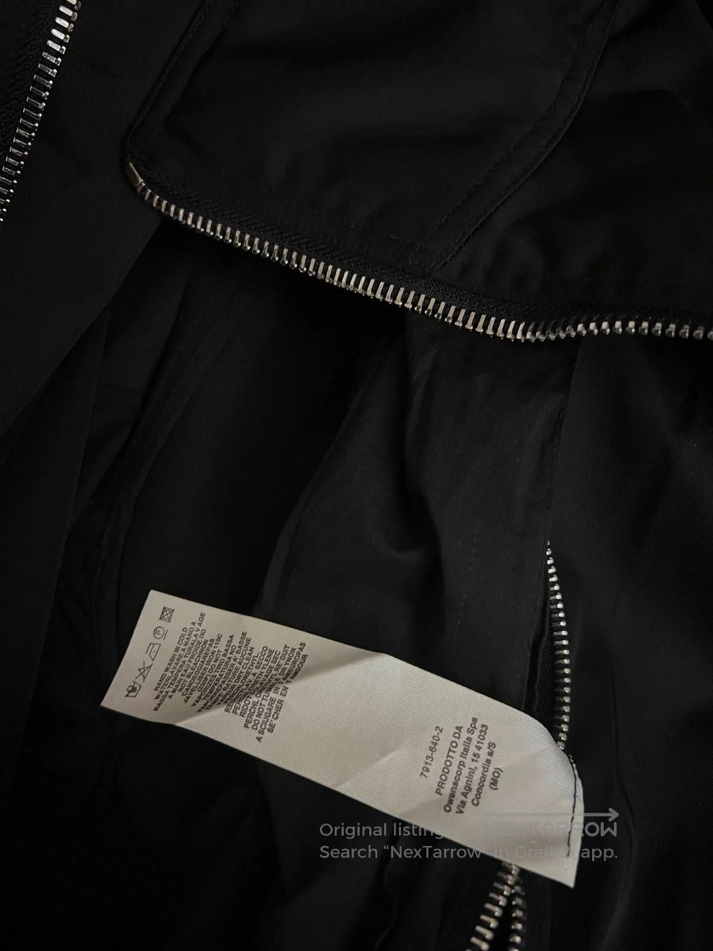 Rick Owens Rick Owens Black Asymmetric Zip Jacket. Size US M / EU 48-50 / 2 - 8 Thumbnail