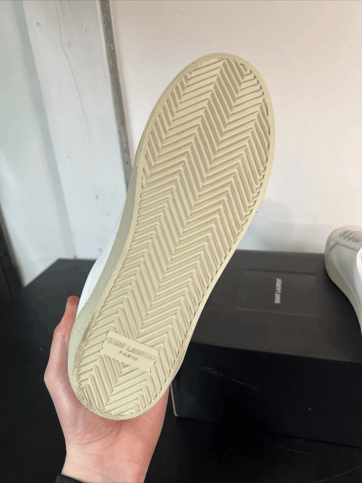 Yves Saint Laurent Saint Laurent Court Classic SL/06 Sneakers - Leather - White Size US 6 / IT 36 - 6 Thumbnail