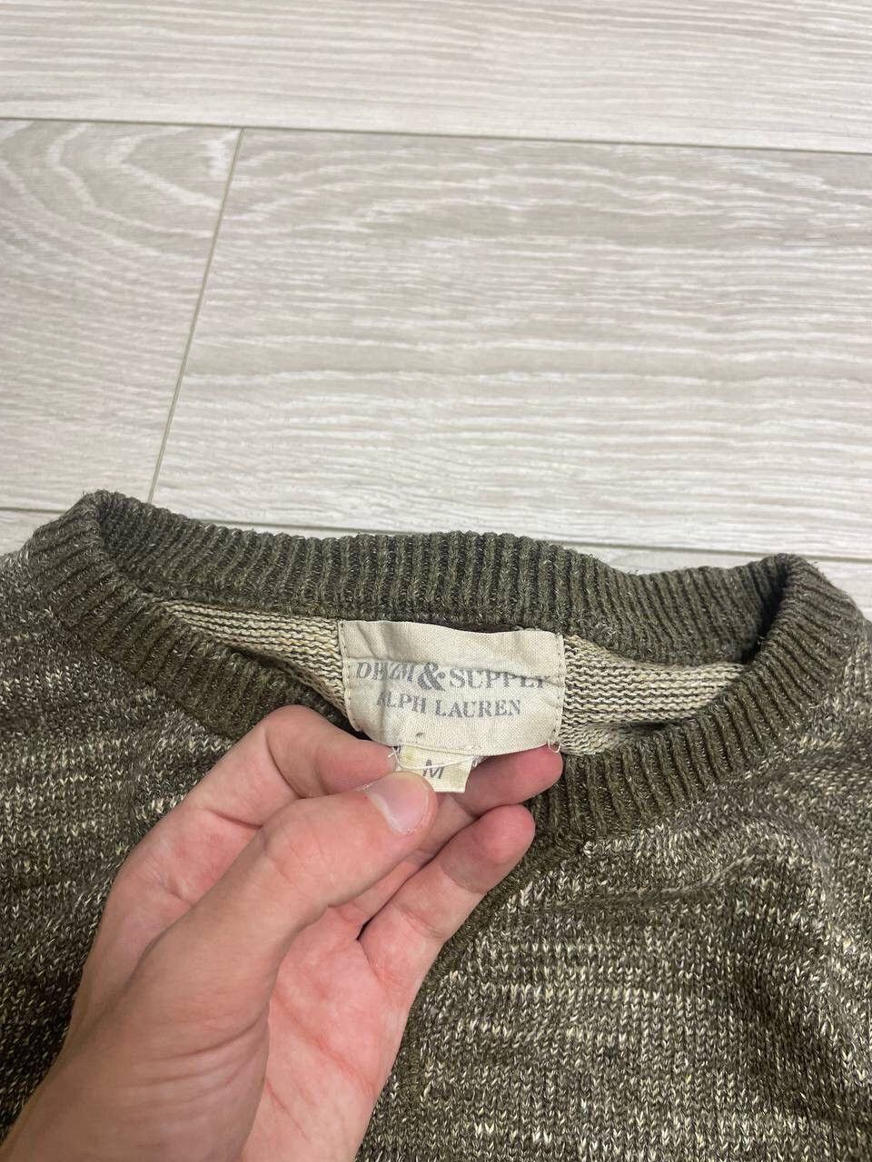 Vintage Denim&Supply Ralph Lauren Cotton Sweater Y2K