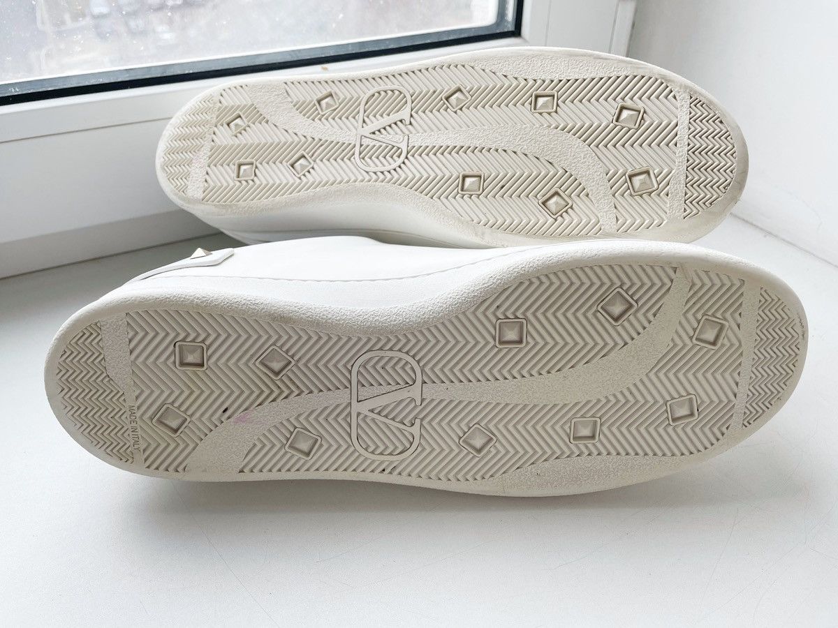 Valentino Valentino Garavani Men Basic White Leather Shoes Backnet 42 Size US 9 / EU 42 - 7 Thumbnail