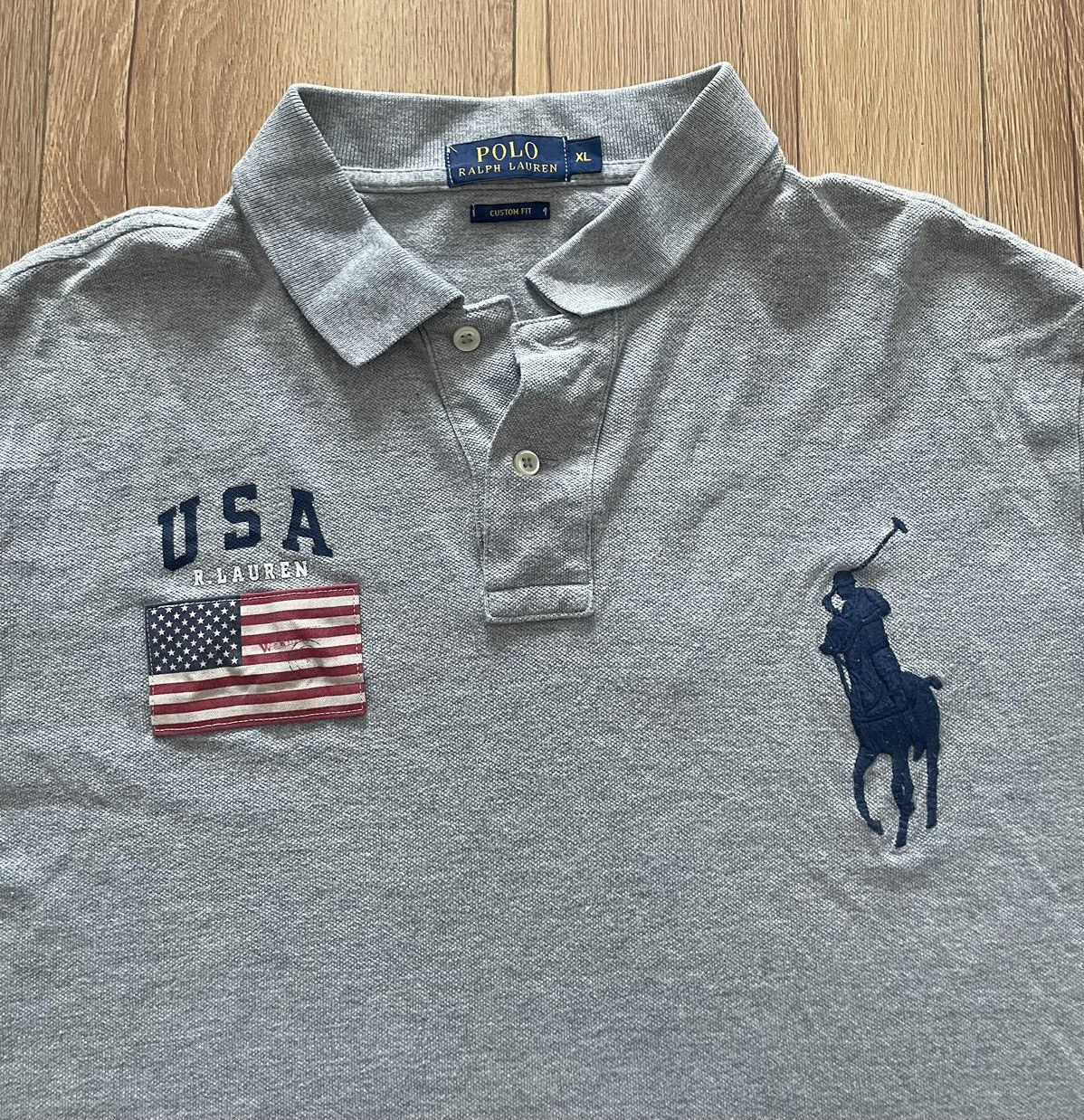 Polo Ralph Lauren Polo Ralph Lauren USA Flag Polo – Custom Fit – Size XL Size US XL / EU 56 / 4 - 2 Thumbnail