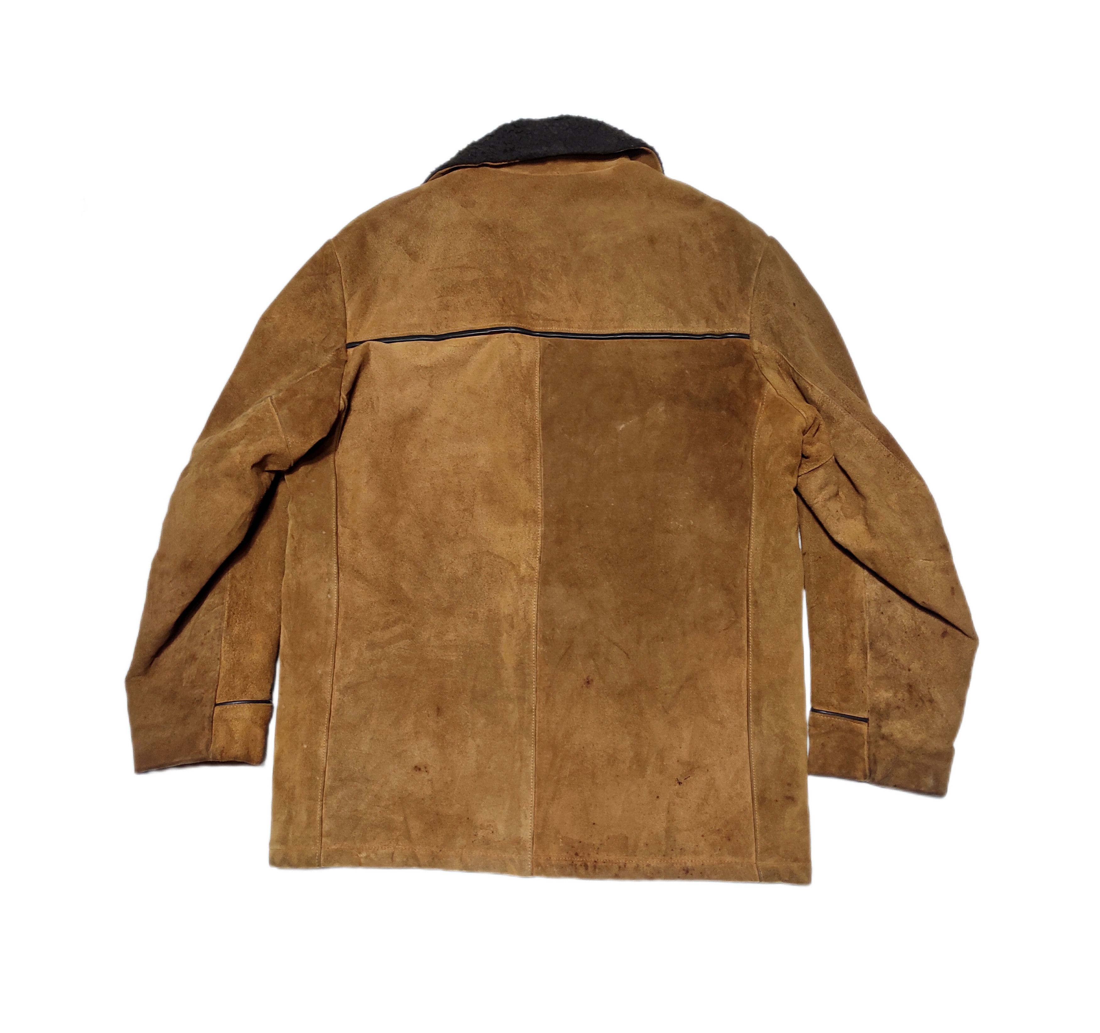Schott Beautiful Vintage Schott N.Y.C Suede leather jacket Size US M / EU 48-50 / 2 - 2 Thumbnail