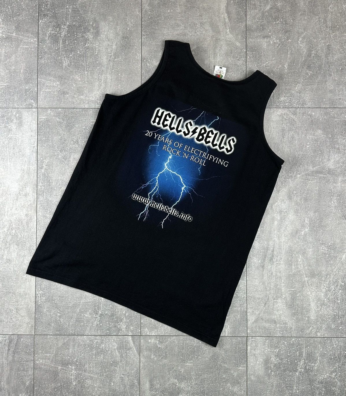 Fruit Of The Loom AC/DC Hells Bells Vintage Rock Band Tank-Top T-Shirt Size US L / EU 52-54 / 3 - 6 Thumbnail