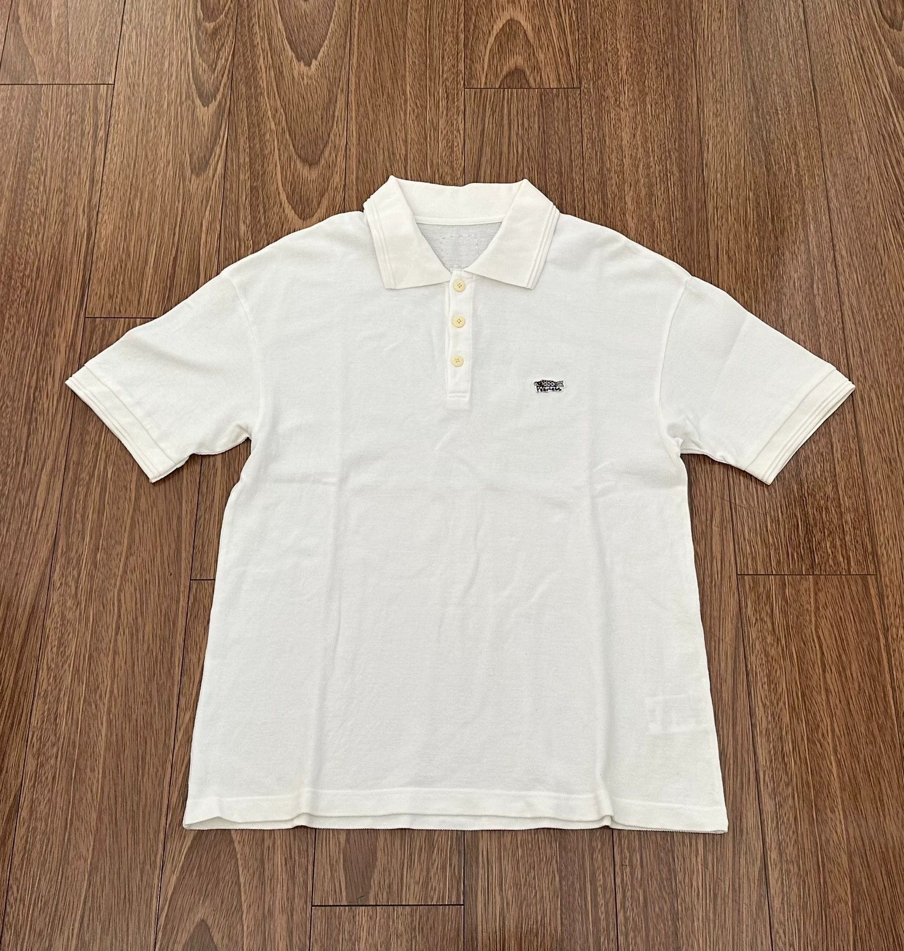 Visvim VISVIM JUMBO WELLER S/S Carp-emb Ribbed Cotton Polo 1 Size US S / EU 44-46 / 1 - 1 Thumbnail
