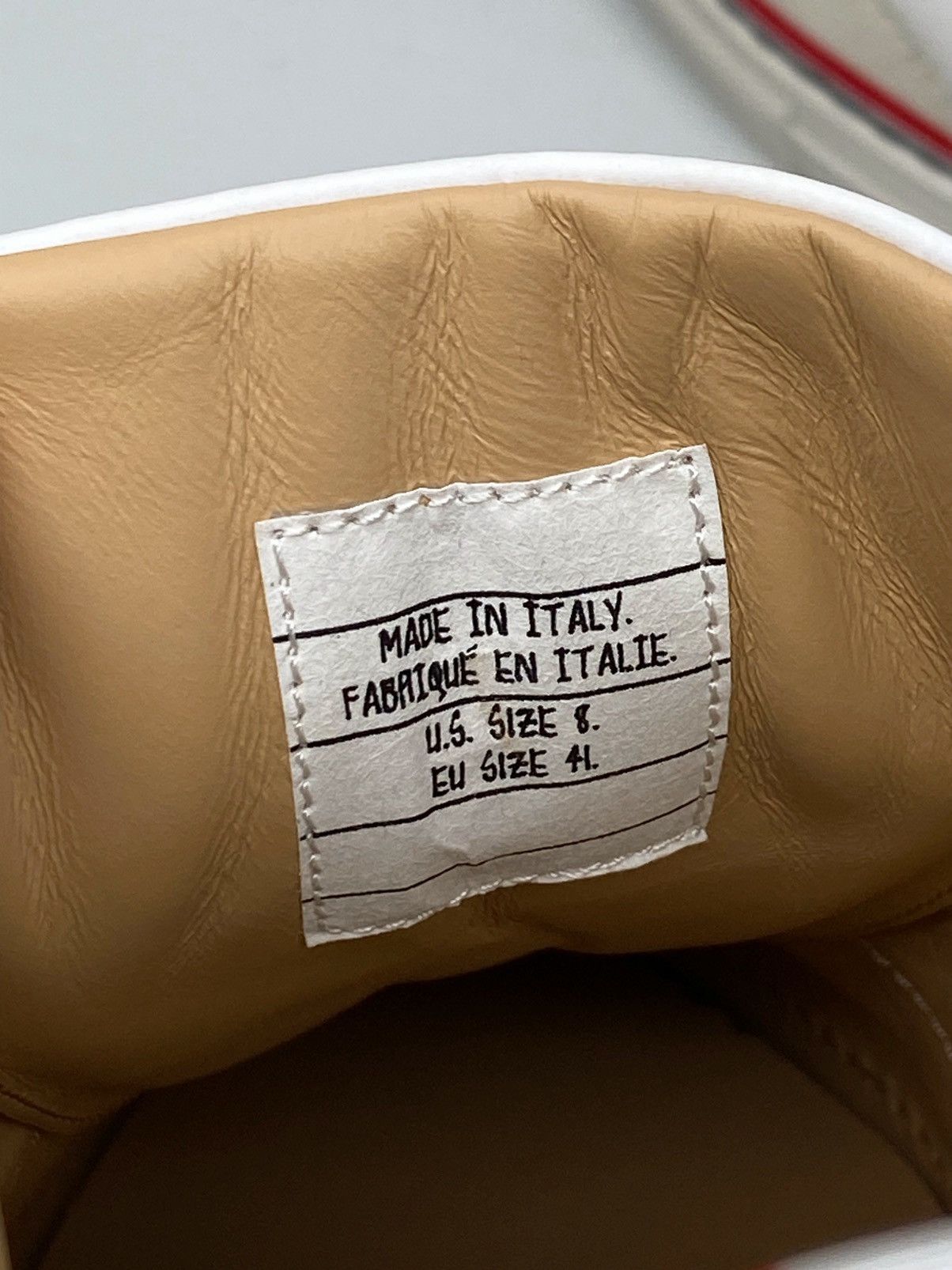 Thom Browne Thom Browne Loe Top Leather Sneakers size 41/us size 8 Size US 8 / EU 41 - 11 Thumbnail