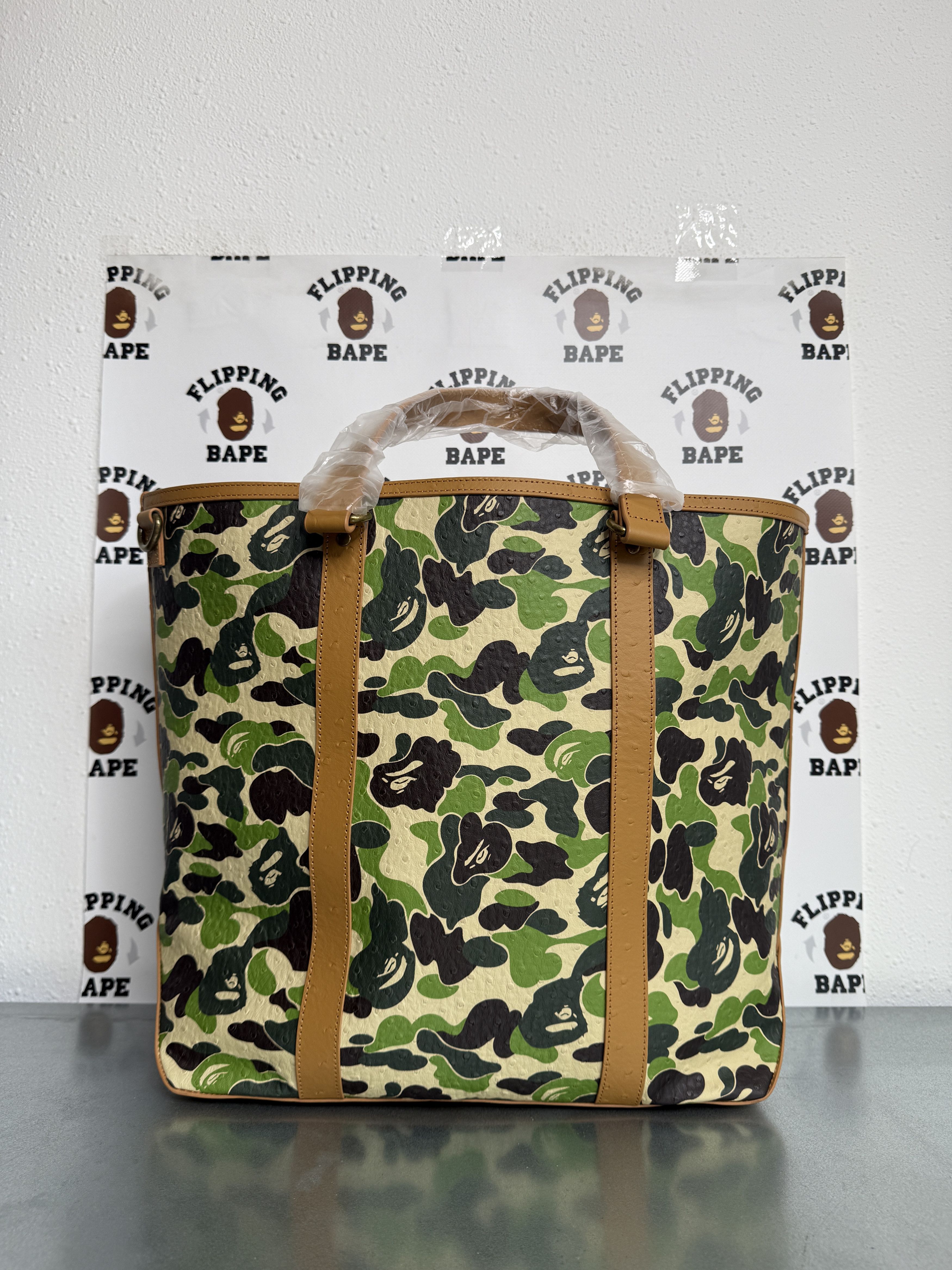 Bape BAPE ABC CAMO PU OSTRICH TOTE BAG Size ONE SIZE - 2 Thumbnail