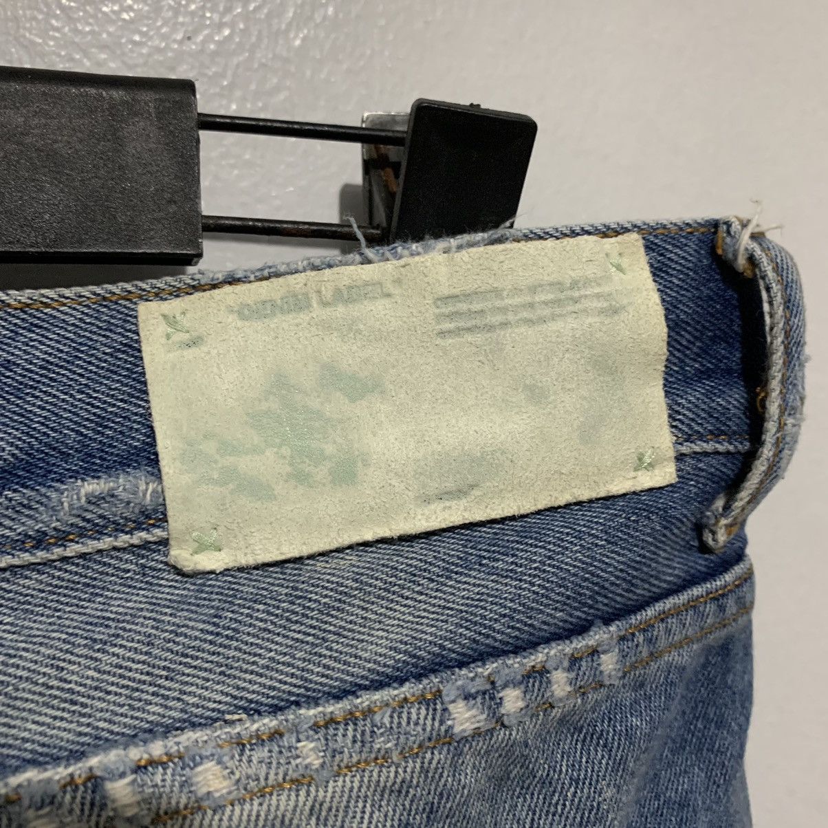 Off-White Off-White "Cropped Fit" OG Diagonal Stripe Denim Jeans Size US 30 / EU 46 - 14 Thumbnail