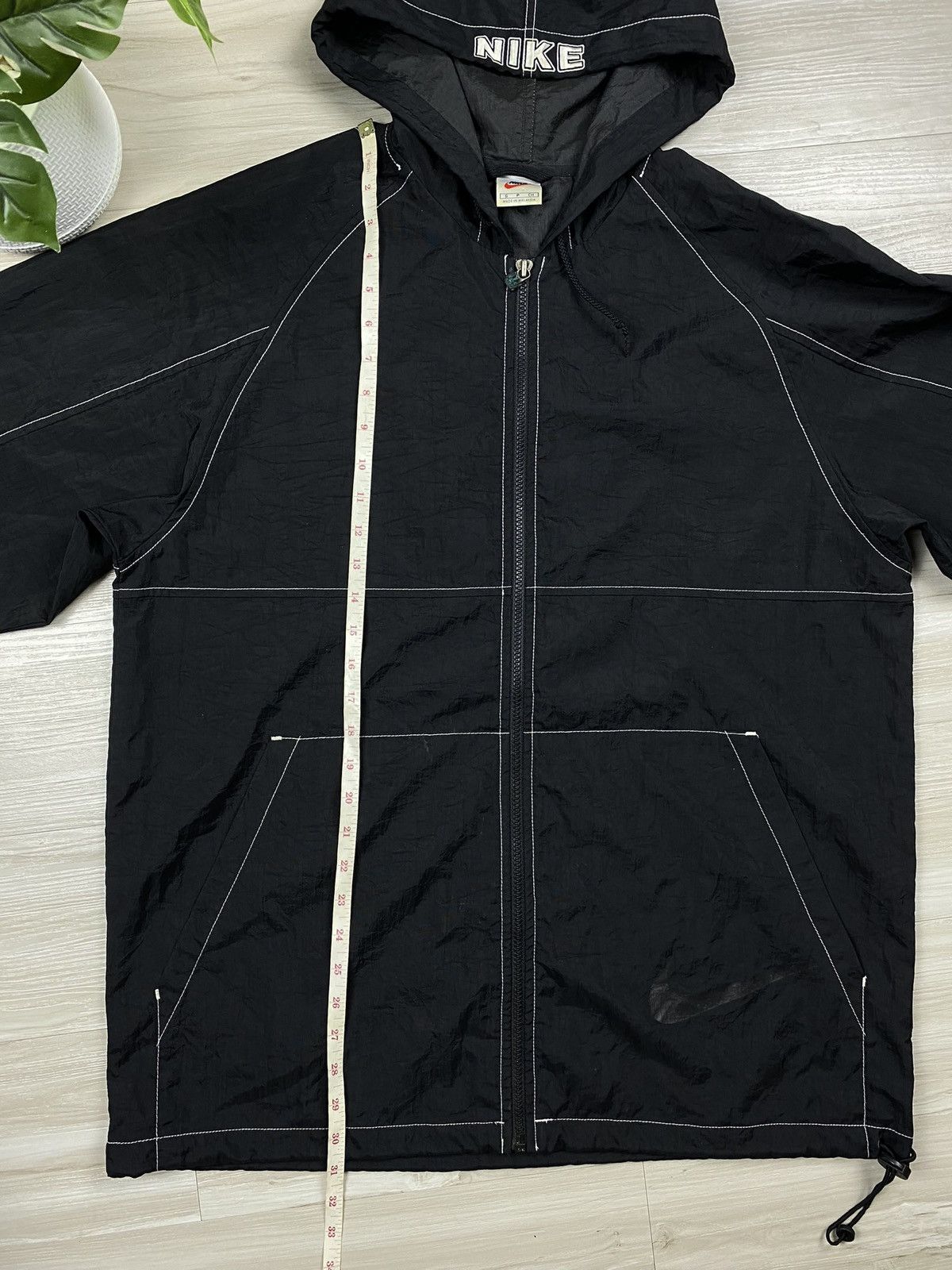 Vintage Vintage Nike Big logo Swoosh zip soccer Jacket Size US S / EU 44-46 / 1 - 11 Thumbnail