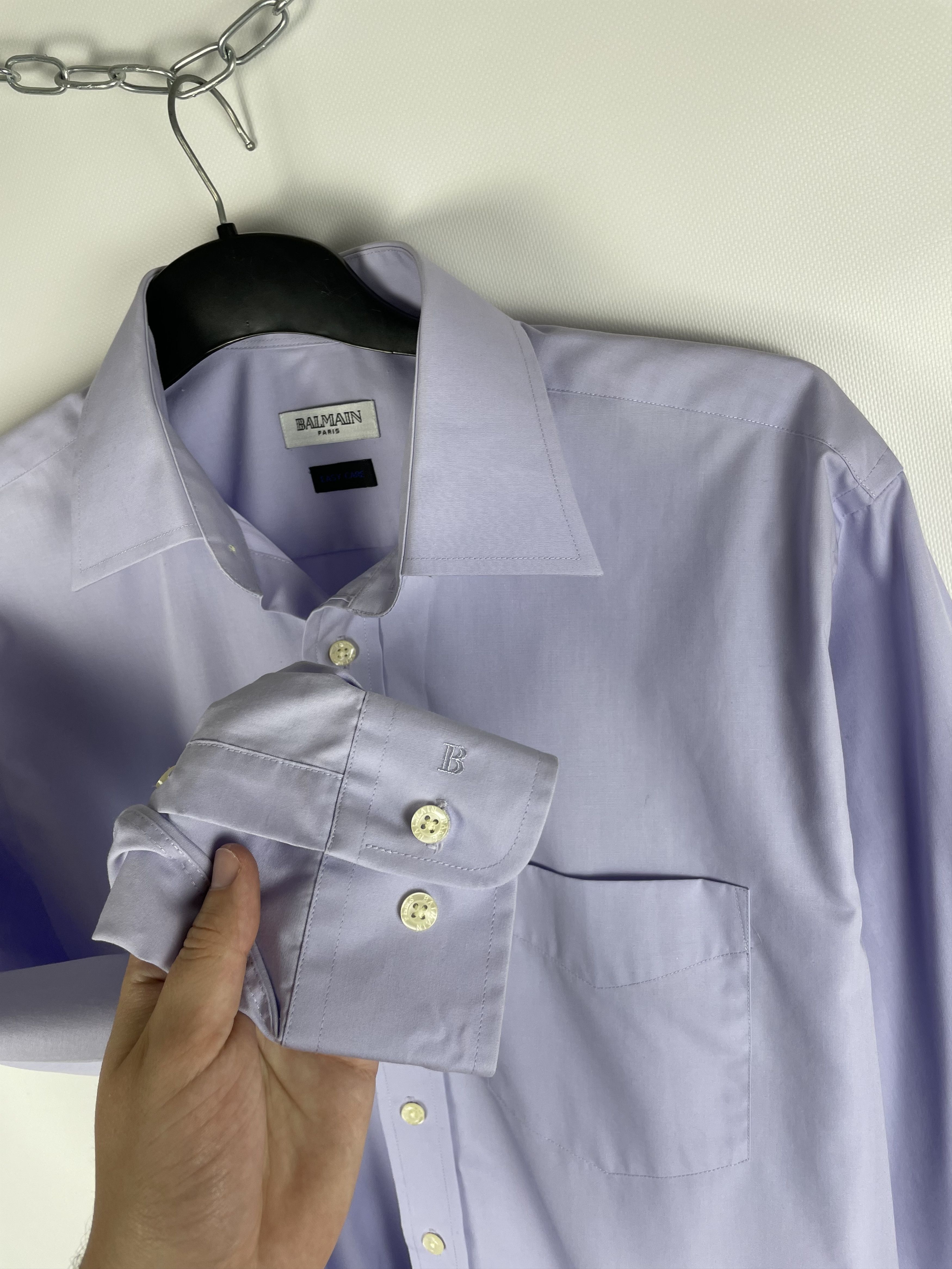 Balmain Vintage Balmain Shirt Size US L / EU 52-54 / 3 - 6 Thumbnail