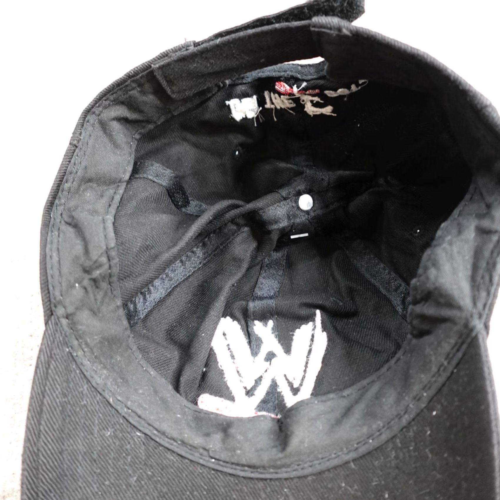 Vintage World Wrestling Entertainment Hat Black Dadhat Strapback 2002 WWE Men Size ONE SIZE - 6 Thumbnail