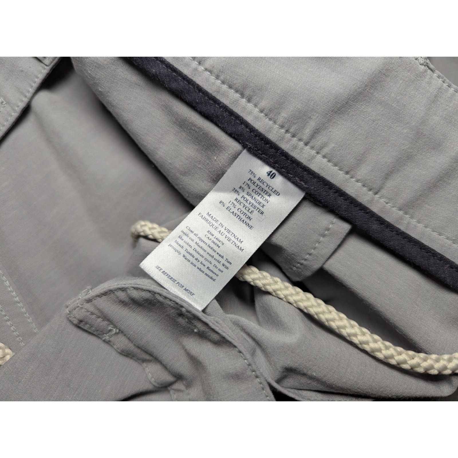 Faherty Faherty Men's 40 All Day Shorts Grey Hybrid Stretch Size US 40 / EU 56 - 5 Thumbnail