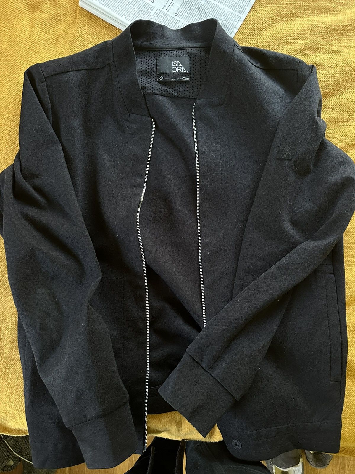 Isaora Black Zip Up Jacket